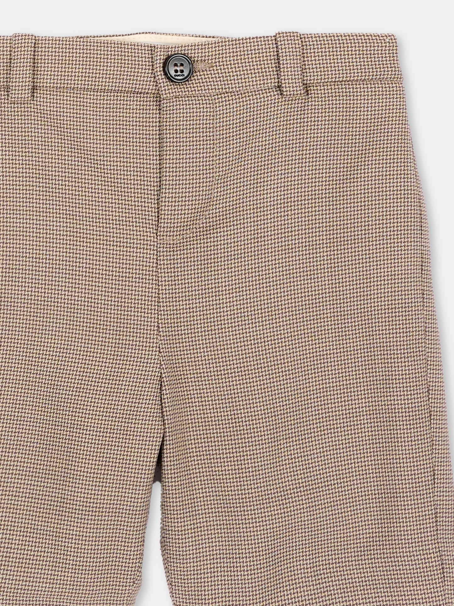 Shorts beige per neonato con Web,Gucci Kids,863987 XWA86 2004