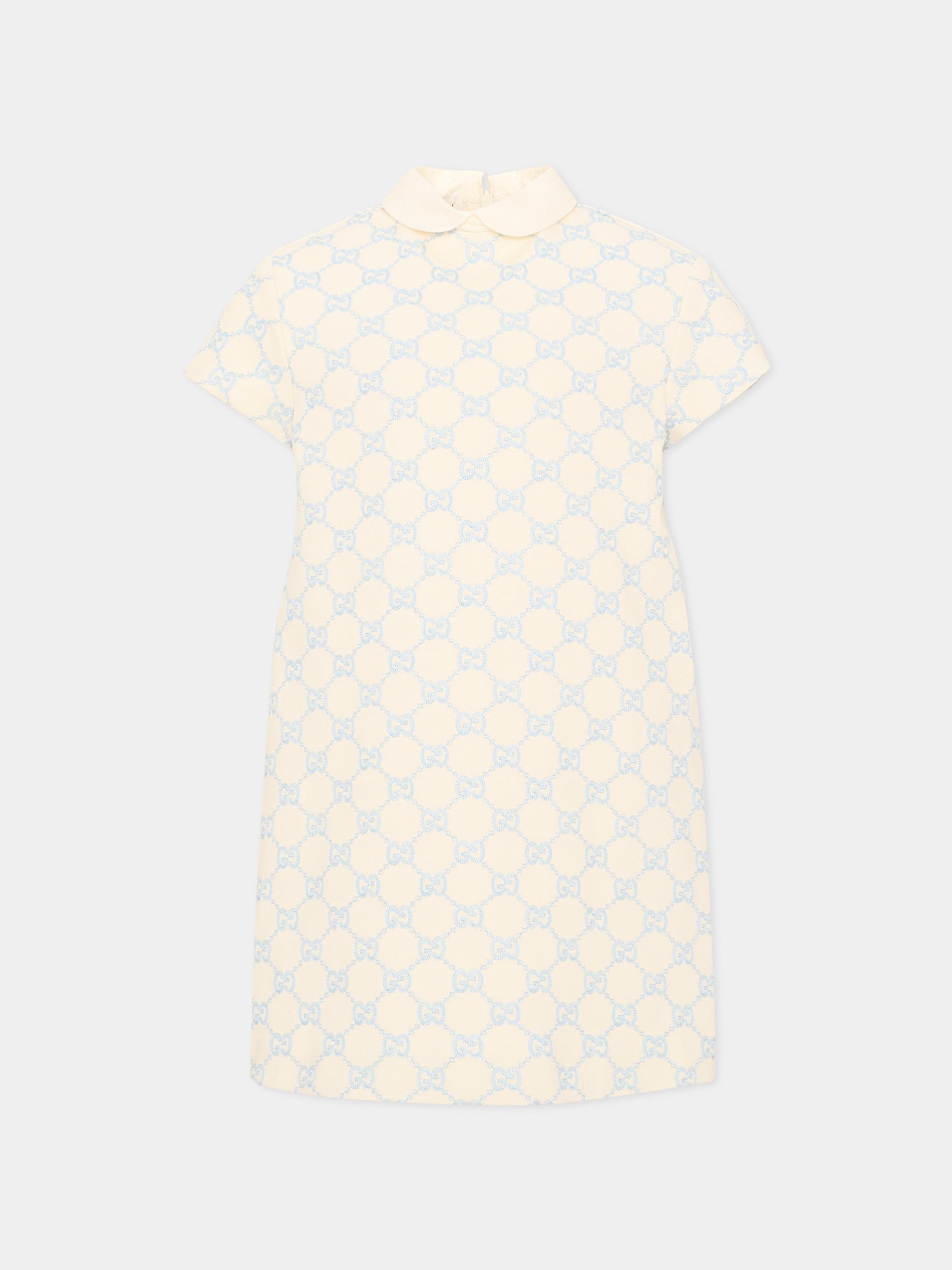 Abito elegante avorio per bambina GG