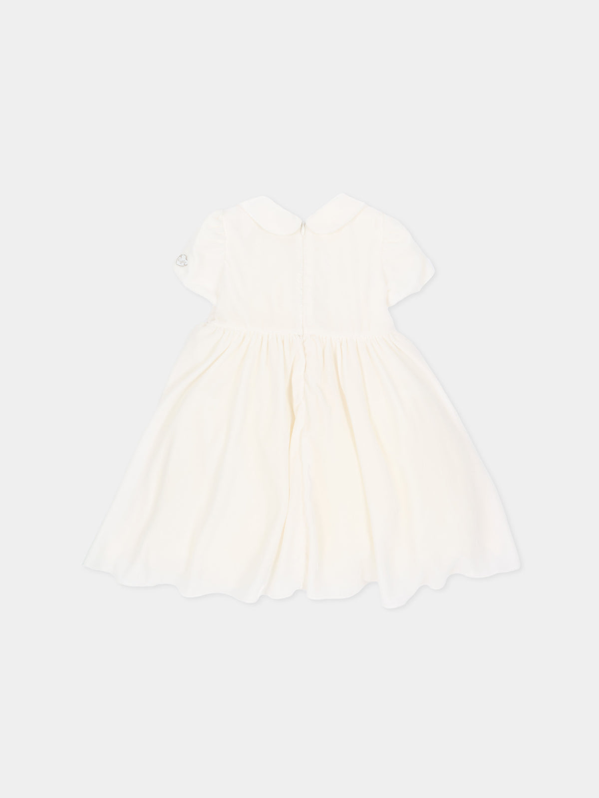 Abito elegante avorio per neonata,Monnalisa,73H901 8803 0001