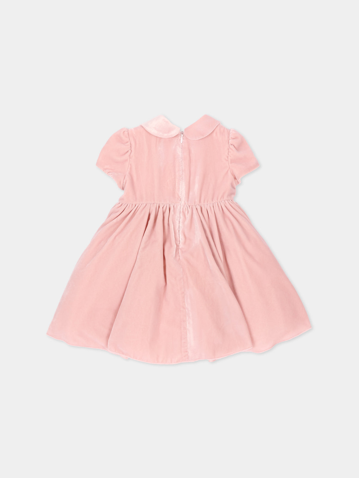 Abito elegante rosa per neonata,Monnalisa,73H901 8803 0092