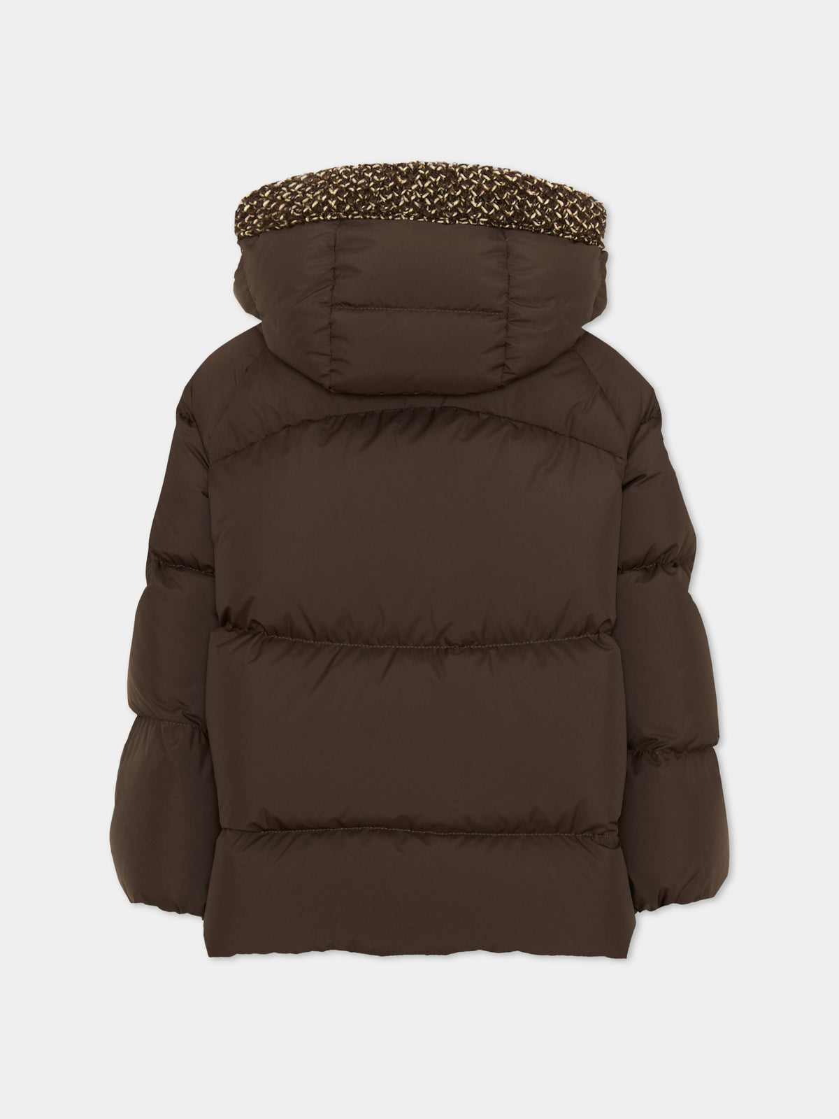 Piumino marrone Duilla per bambina,Moncler Kids,L2954 1A00102 597YW 258