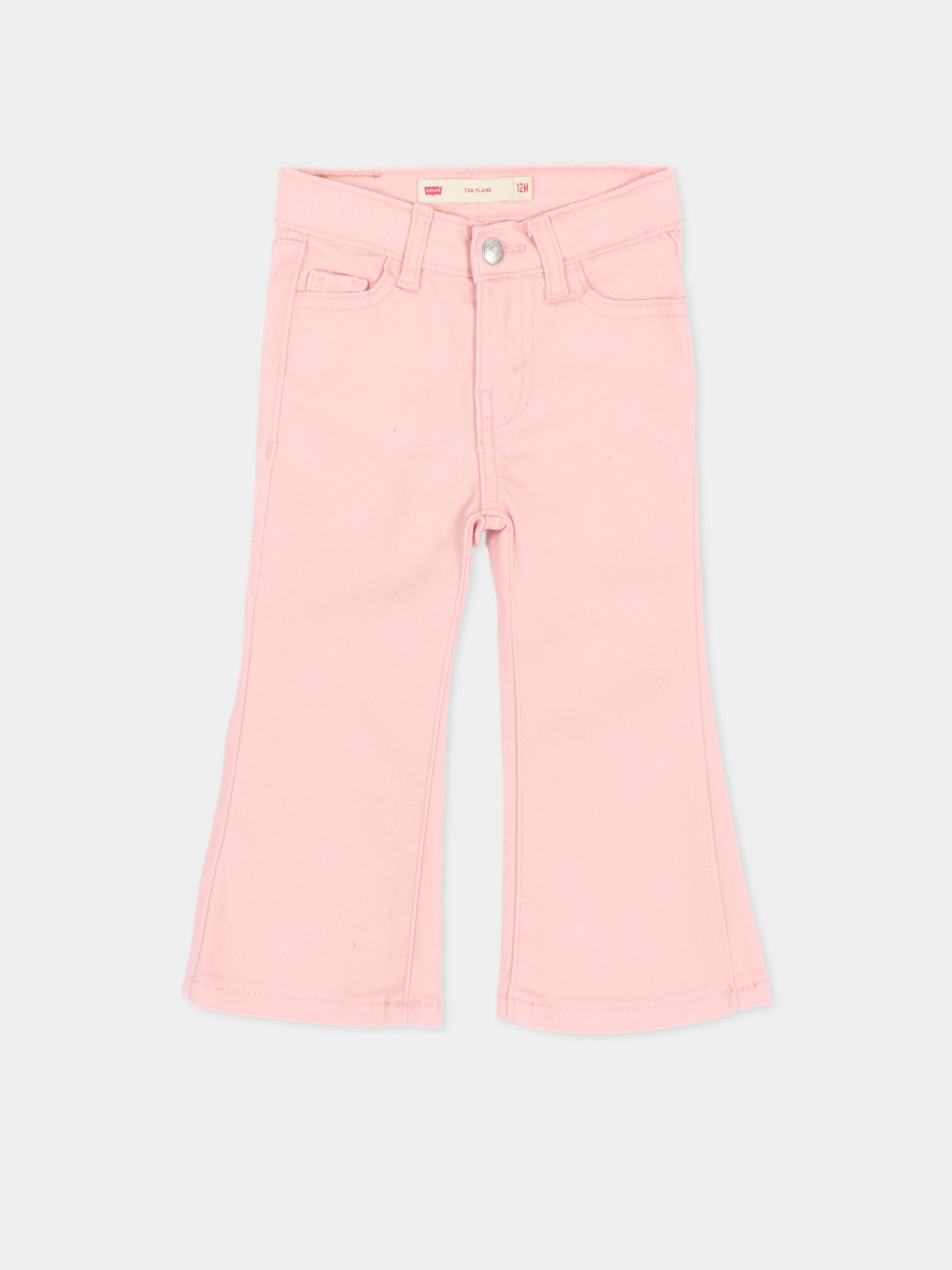 Pantalone rosa per neonata svasato,Levi's Kids,1ER728 A35
