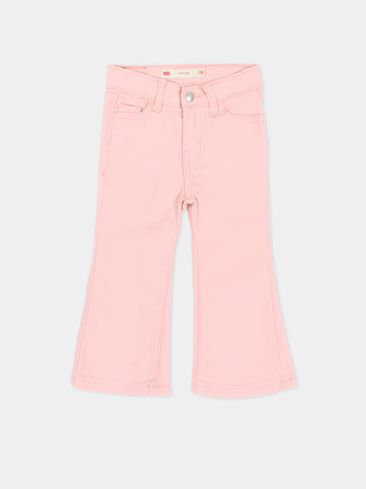 Pantalone rosa per neonata svasato,Levi's Kids,1ER728 A35
