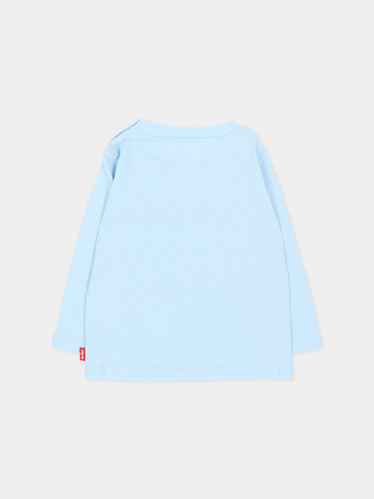 T-shirt a manica lunga celeste per neonata,Levi's Kids,1EA643 C6T