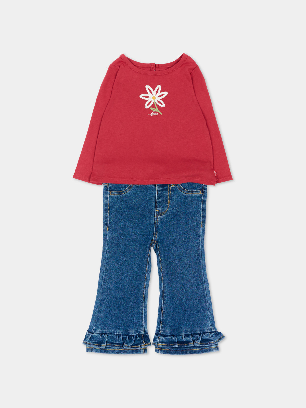 Completo sportivo lungo rosa per neonata,Levi's Kids,1ER589 R2G