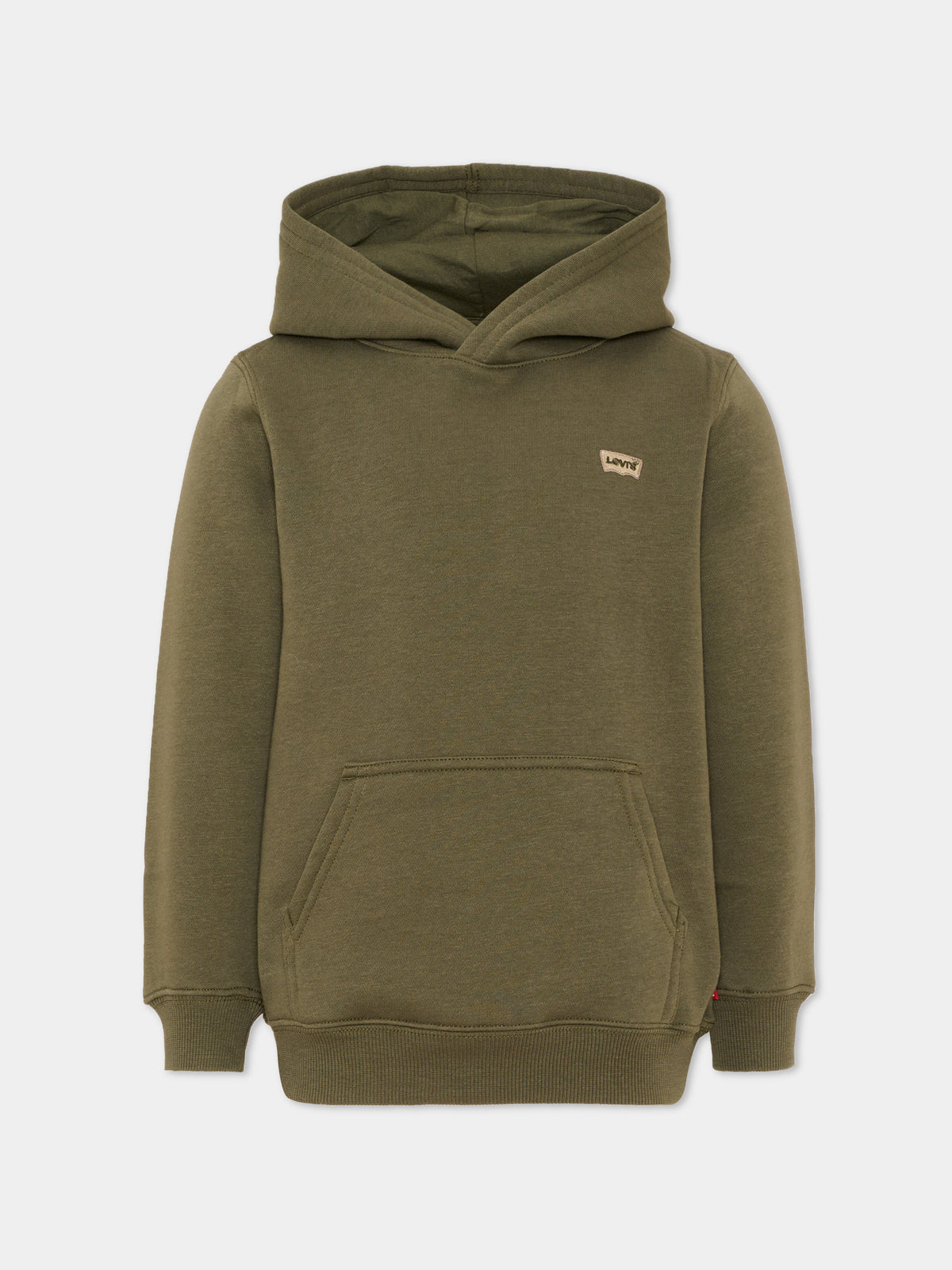 Felpa con cappuccio verde oliva per bambino,Levi's Kids,9EL452 E3V