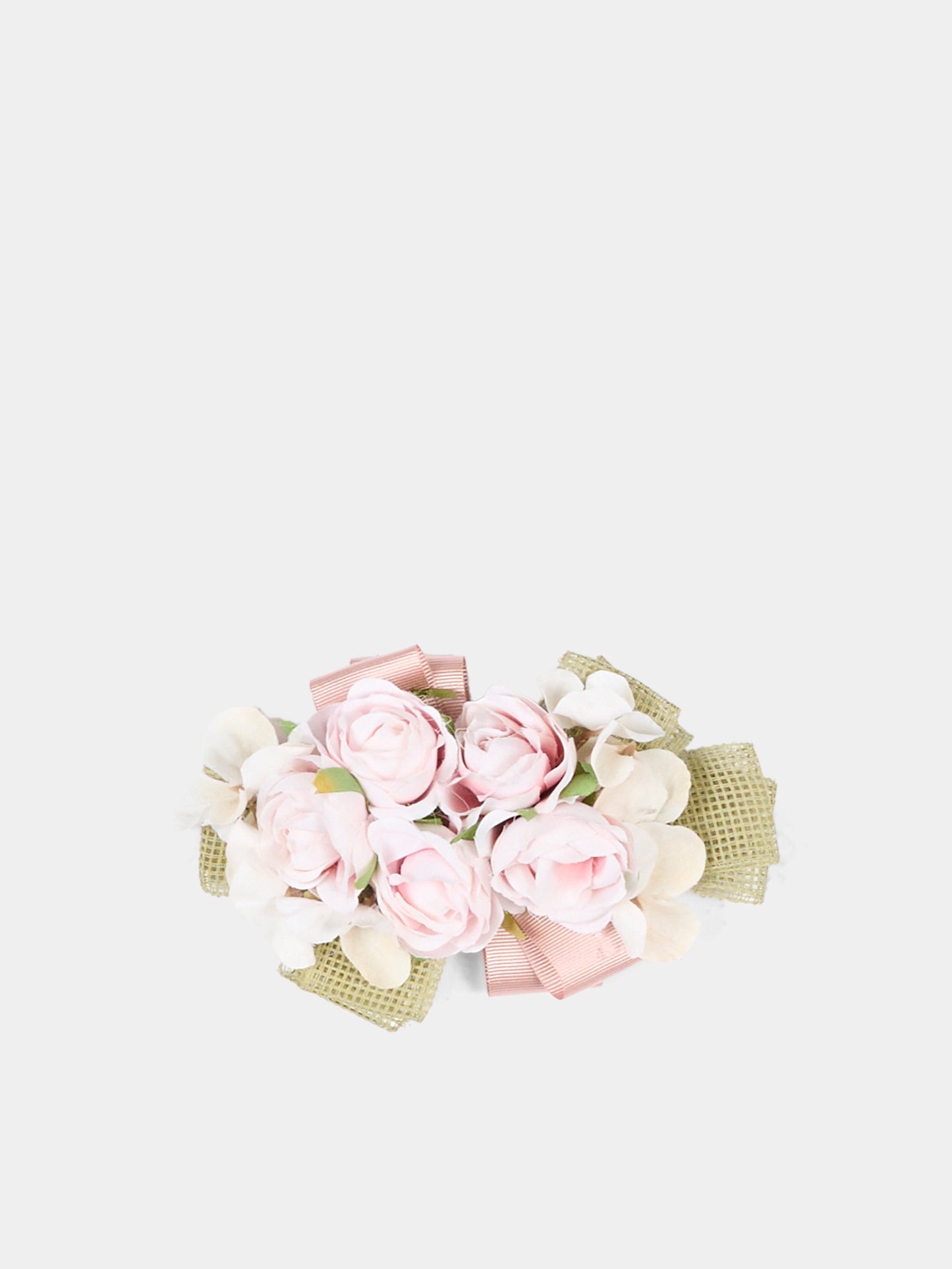 Fermaglio rosa per bambina con fiori,Colorichiari,FL938538 AF768 83