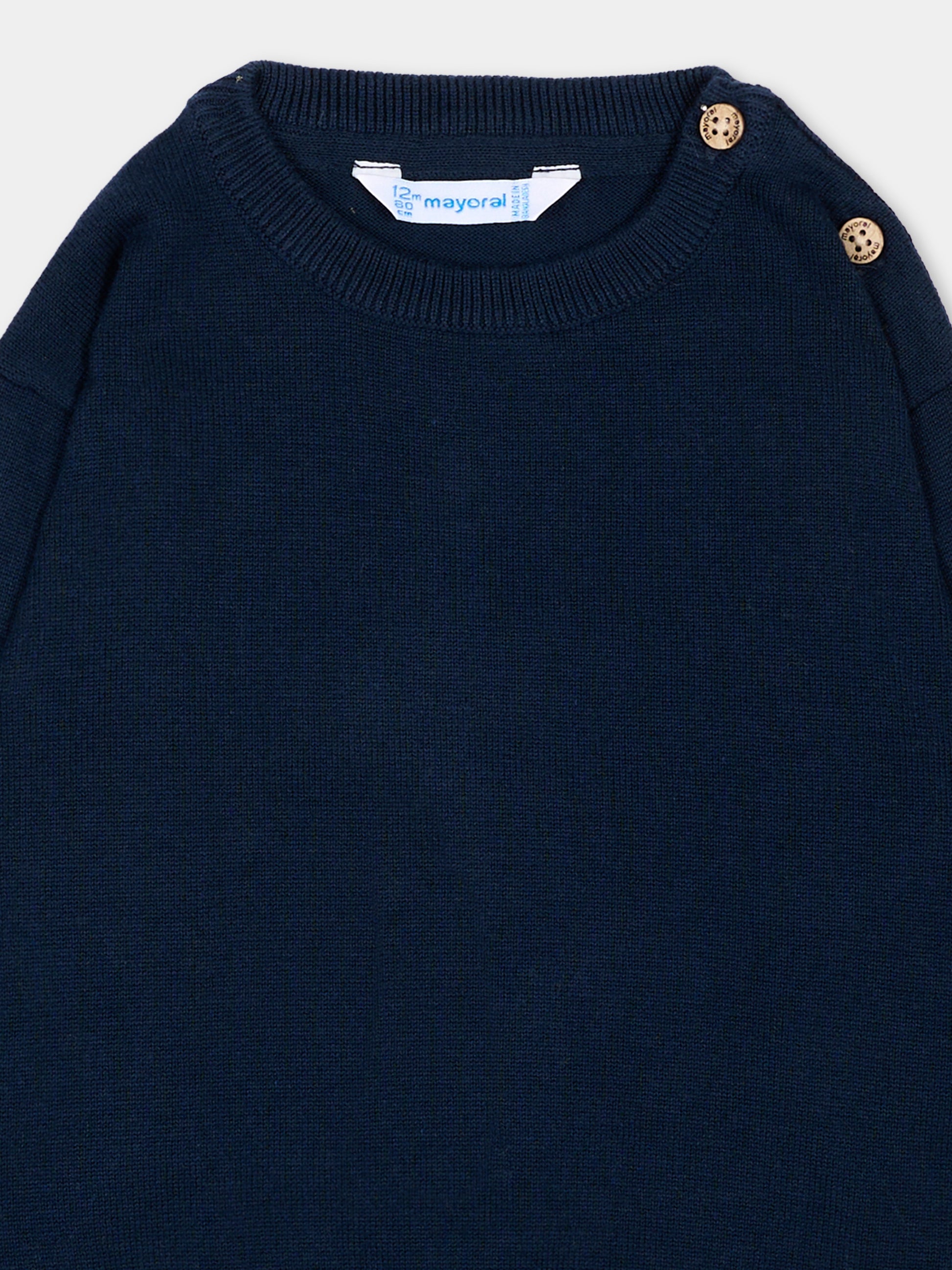 Maglione blu per neonato,Mayoral,309 026