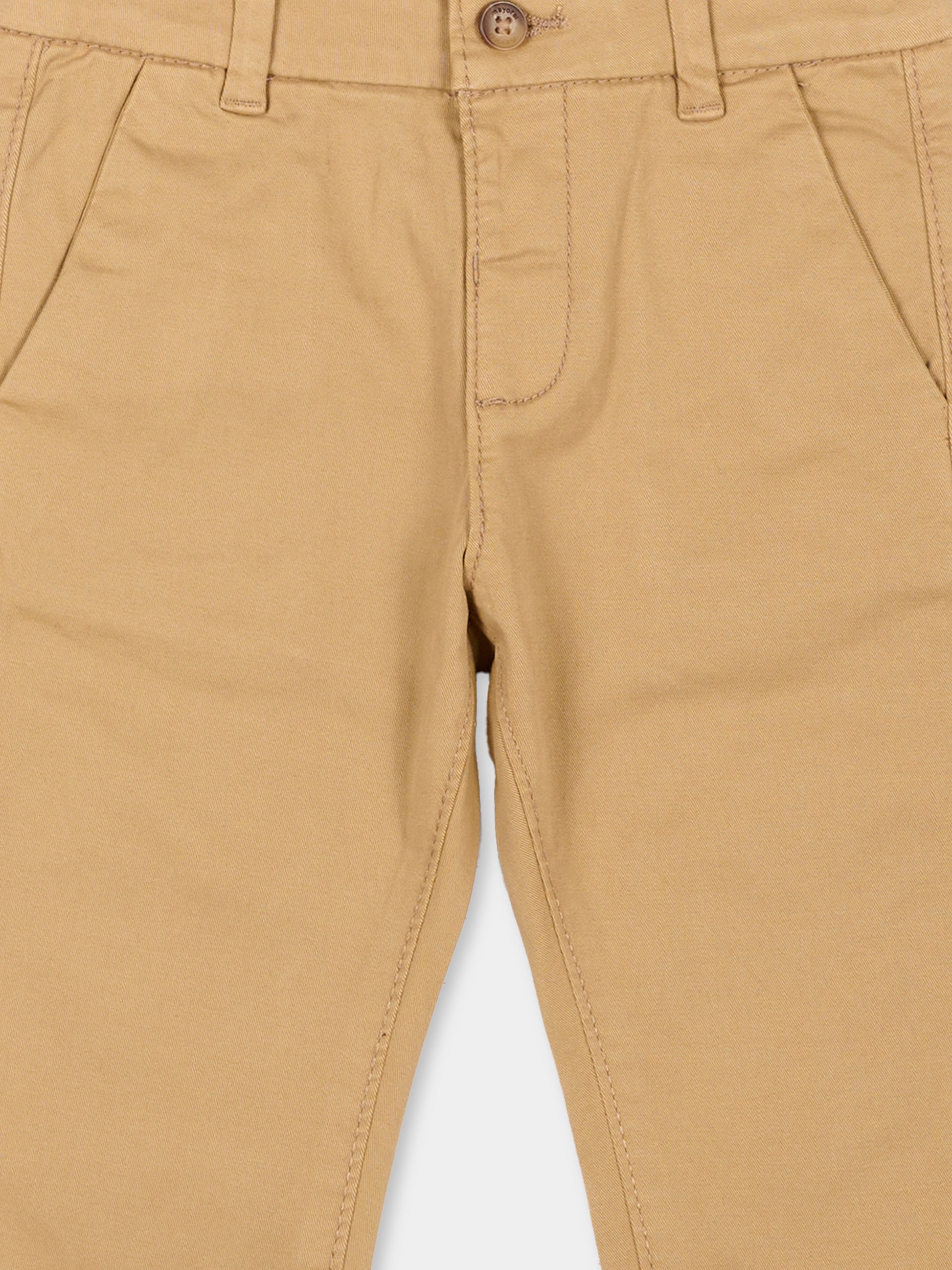 Pantaloni casual beige per neonato,Mayoral,521 035