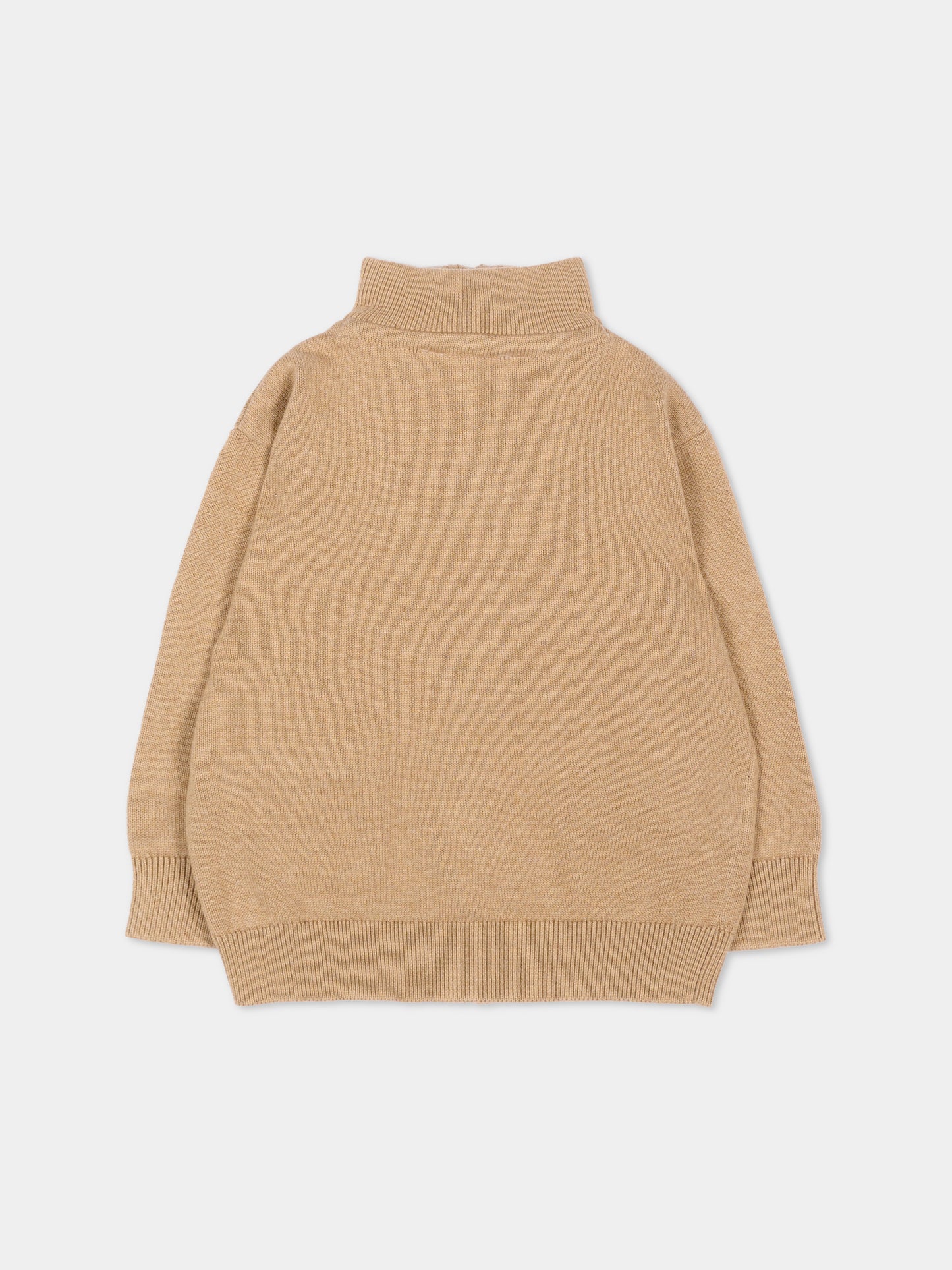 Cardigan beige per neonato con cani,Mayoral,2381 006