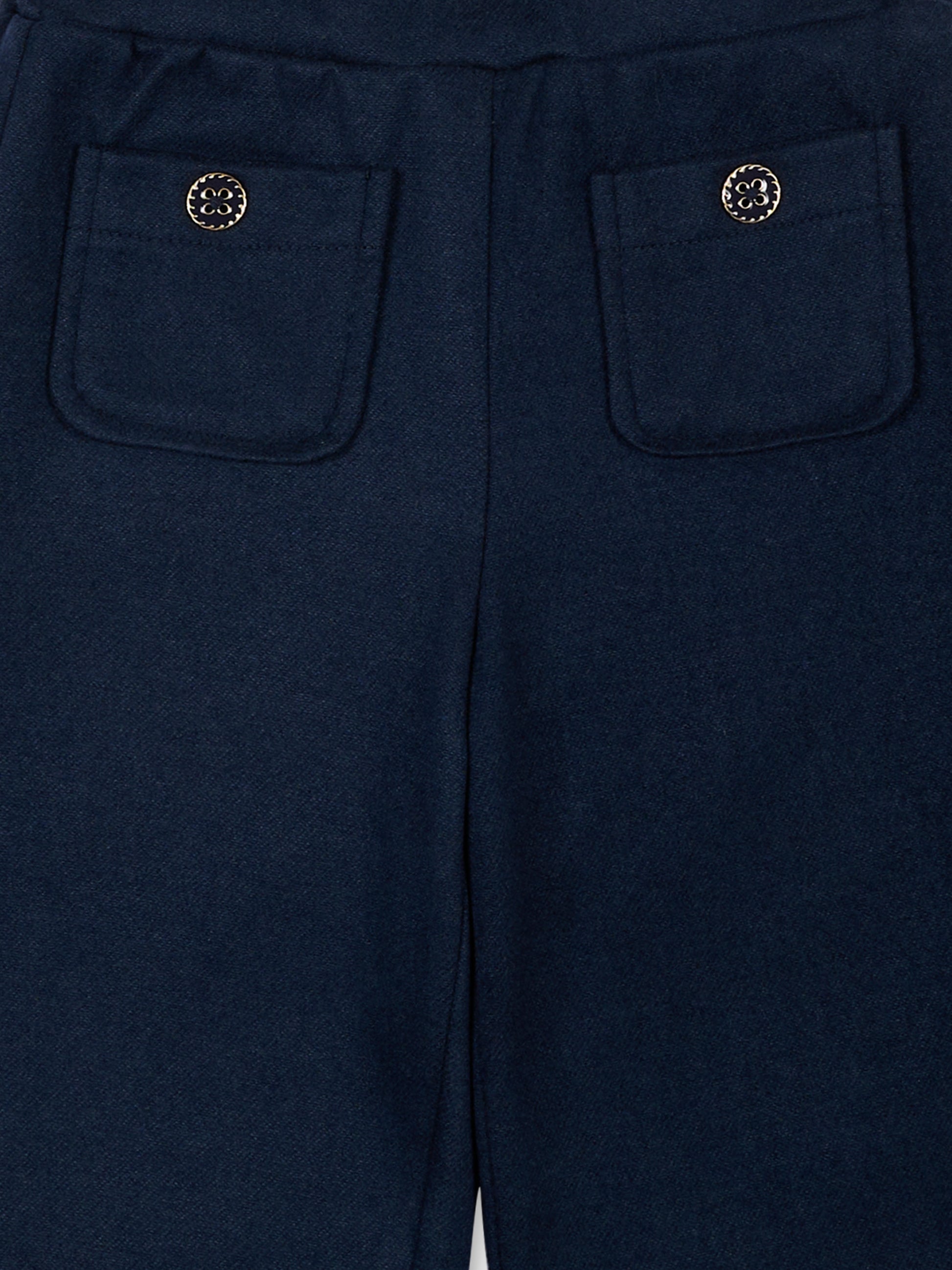 Pantaloni casual blu per neonata,Mayoral,2555 027