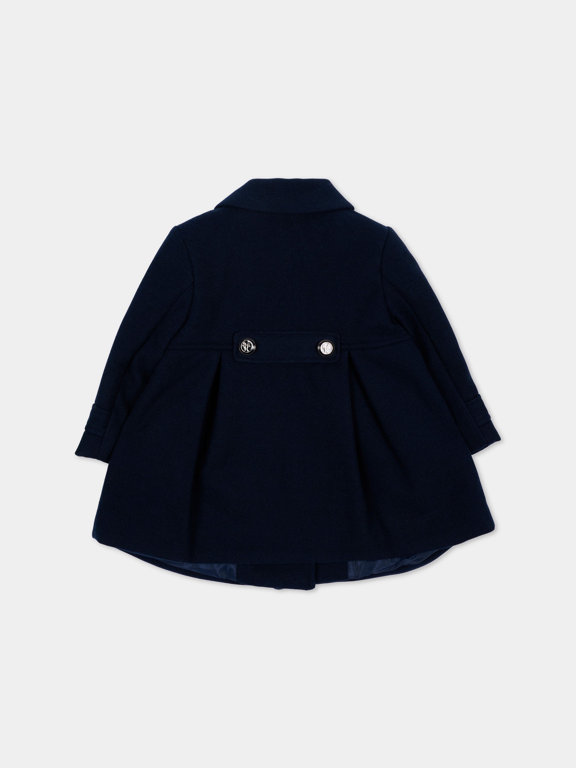 Cappotto blu per neonata con logo,Mayoral,2415 010