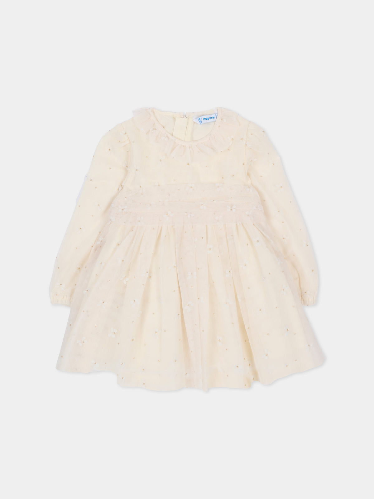Abito elegante avorio per neonata,Mayoral,2903 080