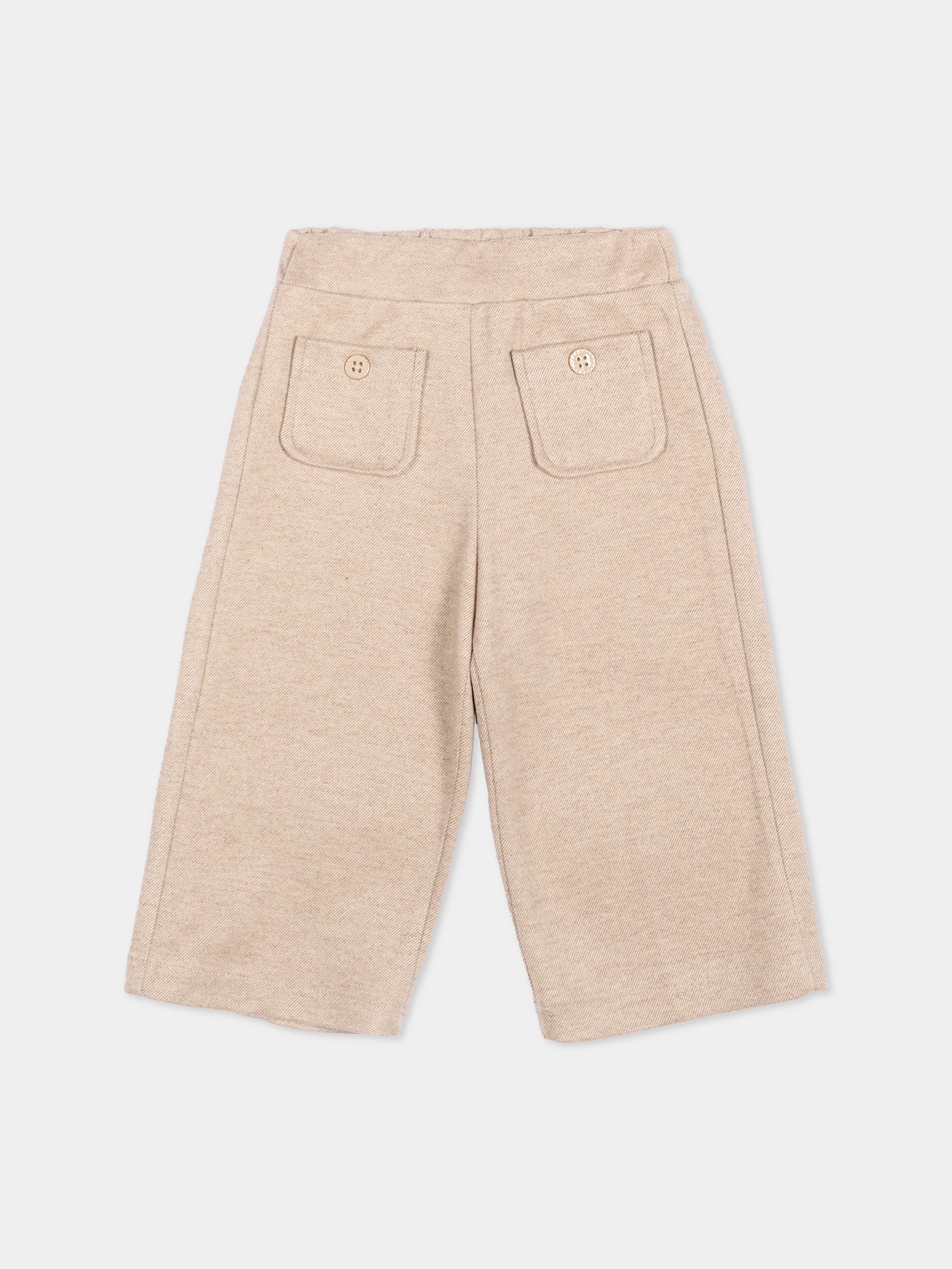 Pantaloni casual beige per neonata,Mayoral,2555 026