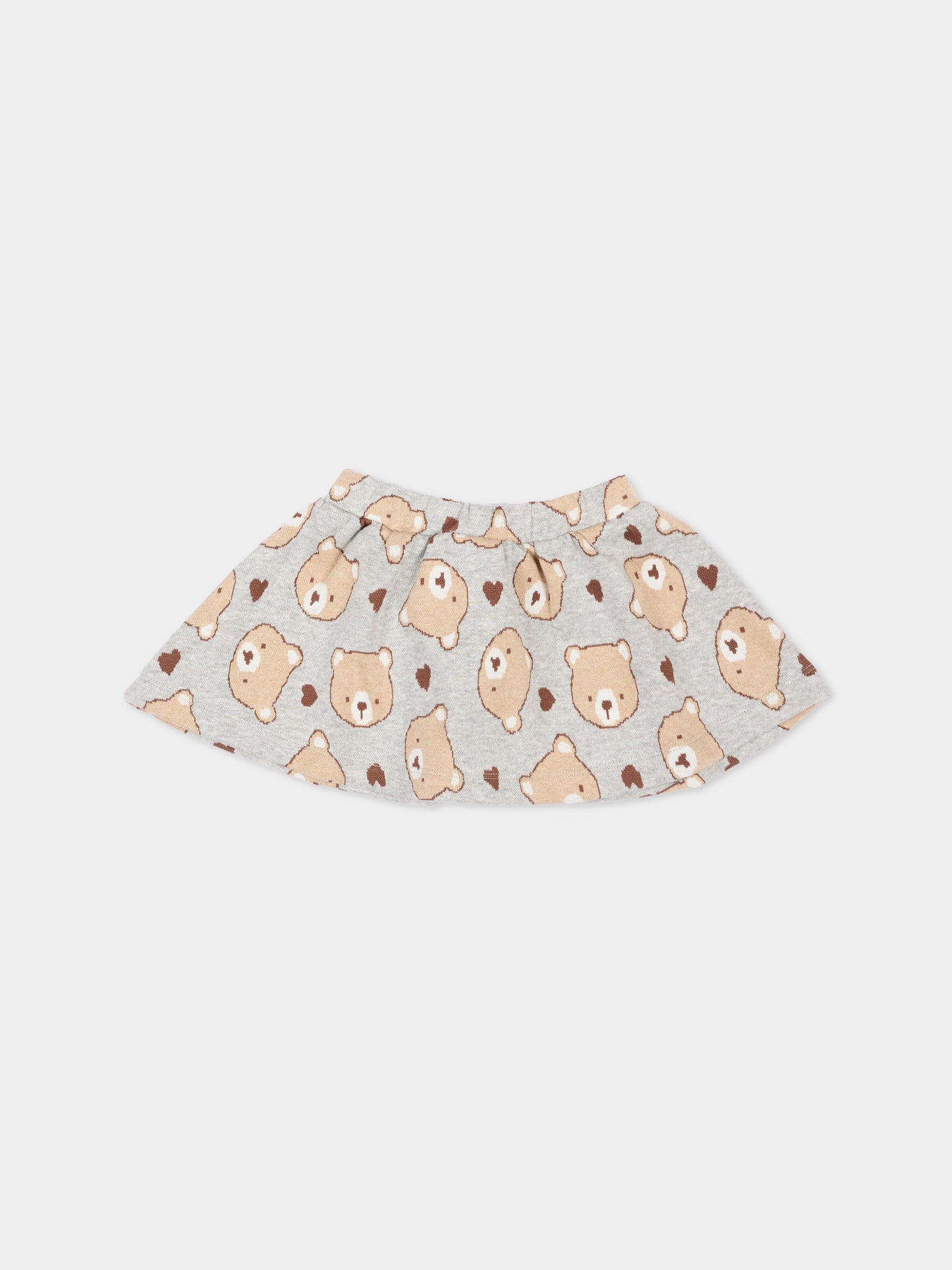 Gonna grigia per neonata con orsetti,Mayoral,2935 084