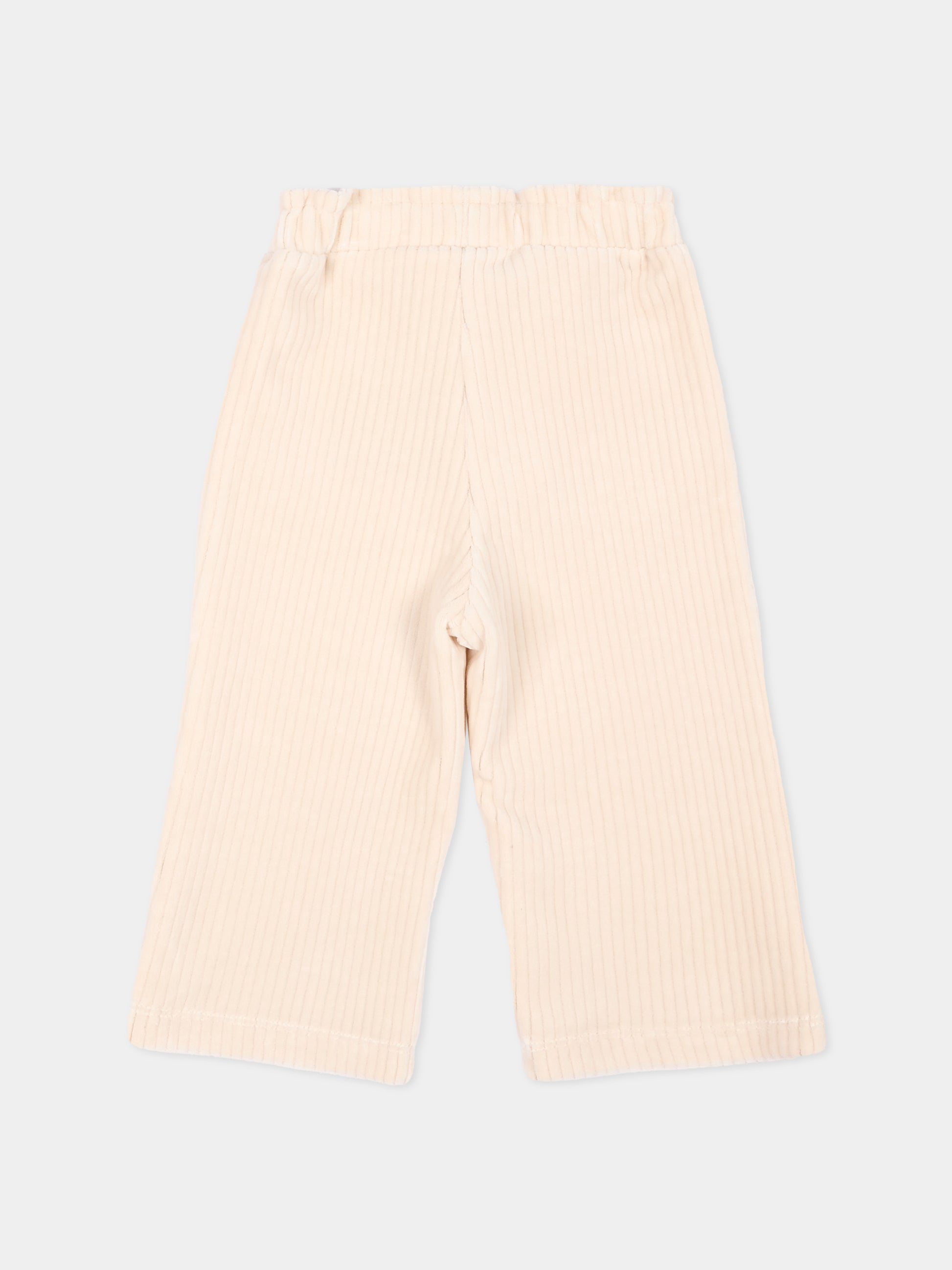 Pantaloni casual avorio per neonata,Mayoral,2537 032