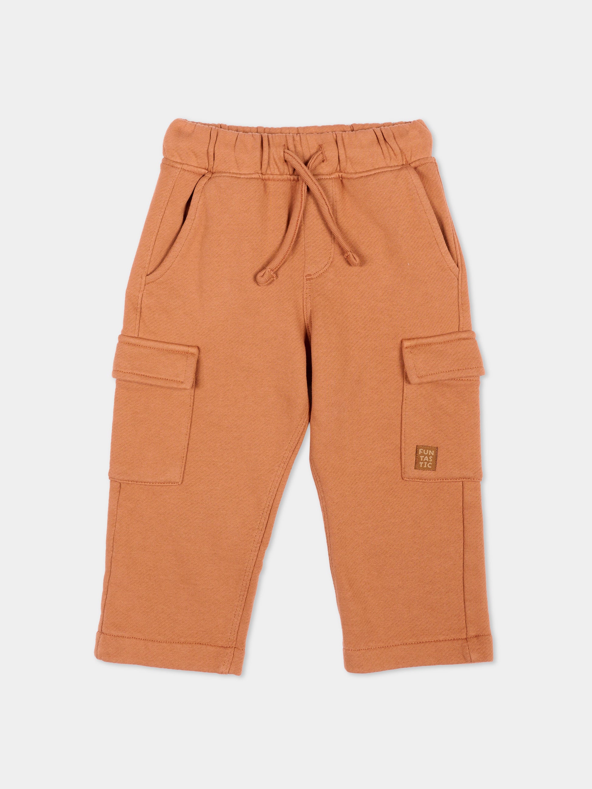 Pantaloni cargo arancioni per neonato,Mayoral,2544 073