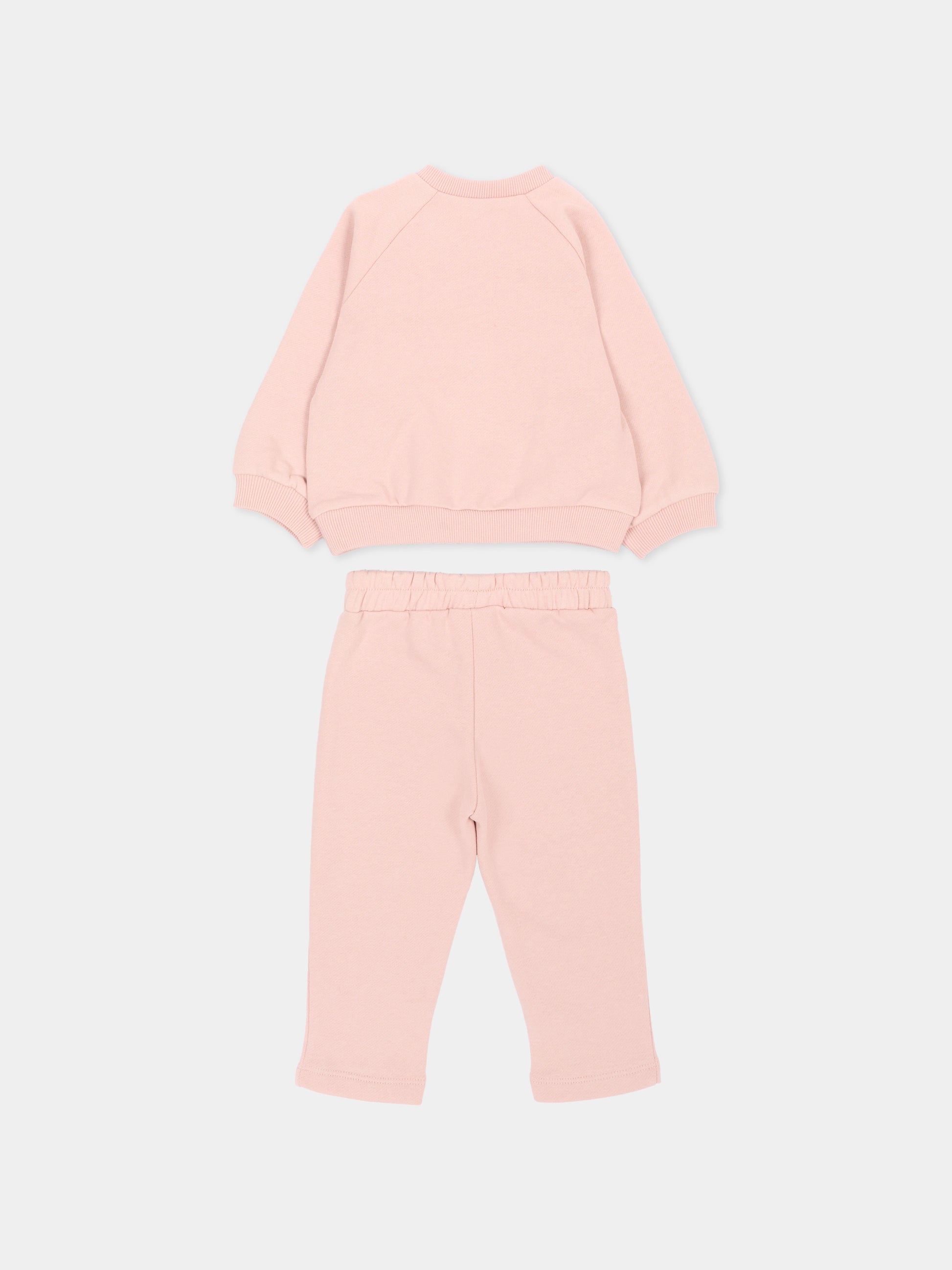 Completo sportivo rosa per neonata con topolino,Mayoral,2837 072