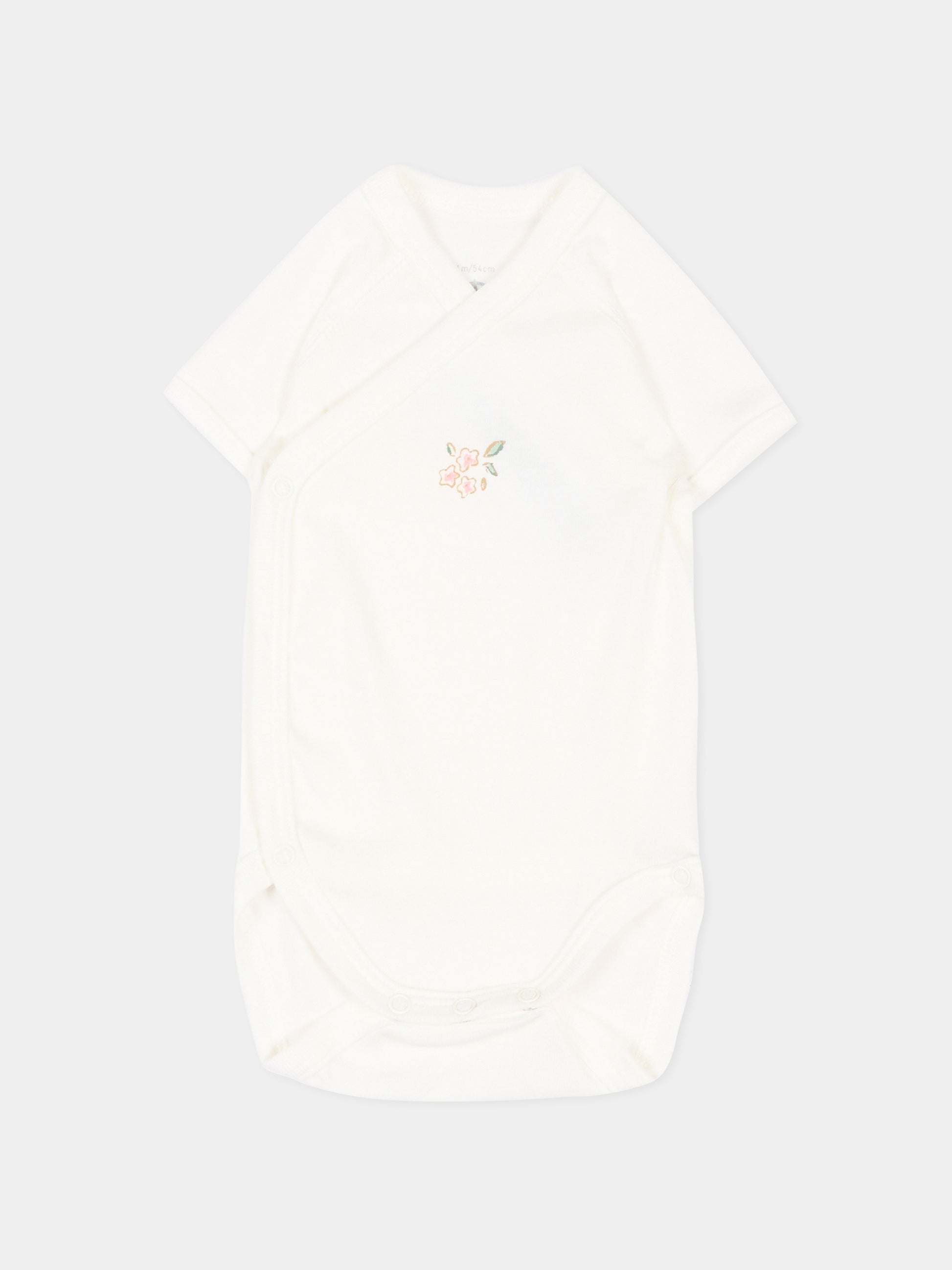 Set body multicolor per neonata con fiori,Petit Bateau,A0GHN 00