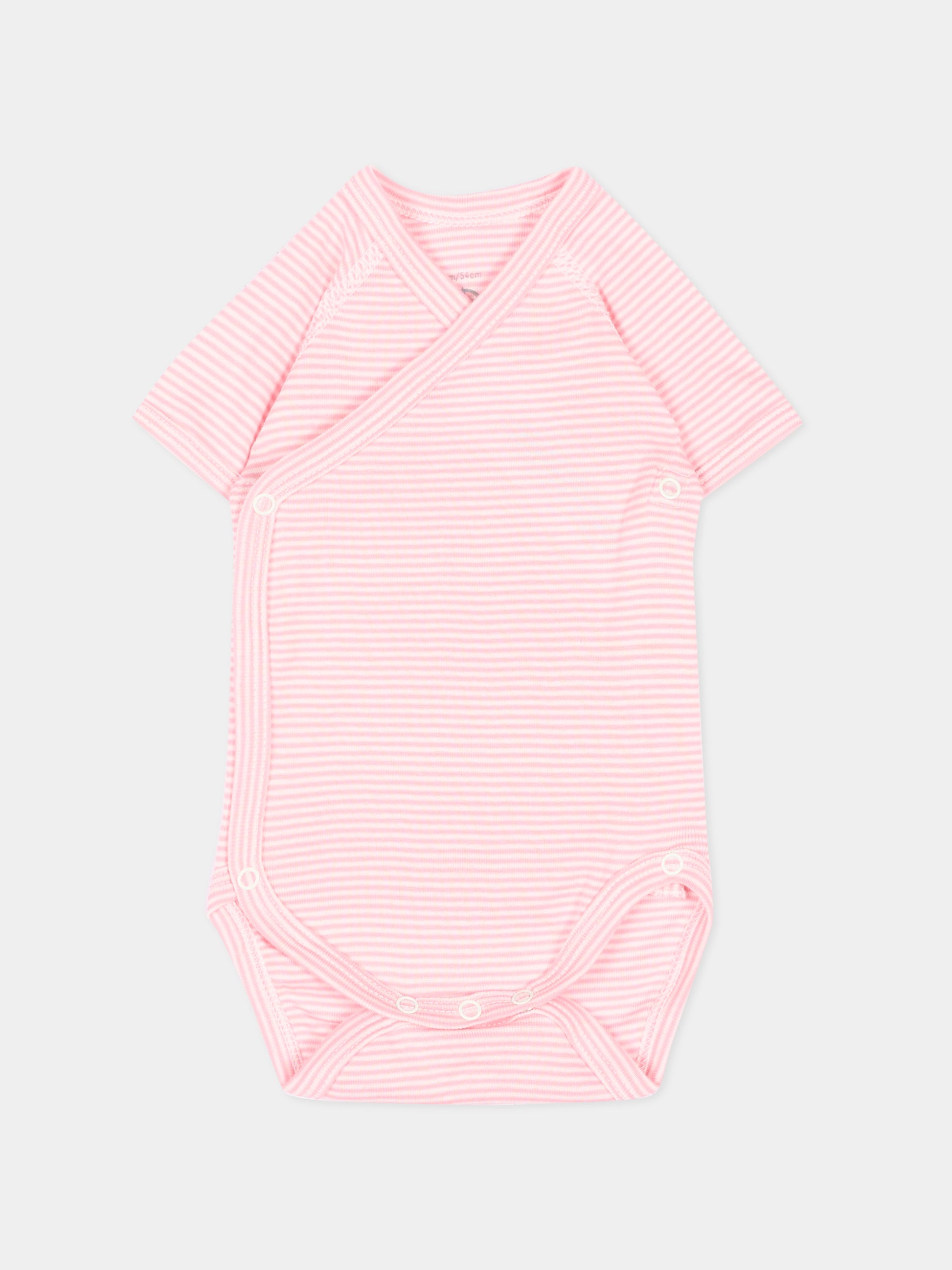 Set body multicolor per neonata con fiori,Petit Bateau,A0GHN 00