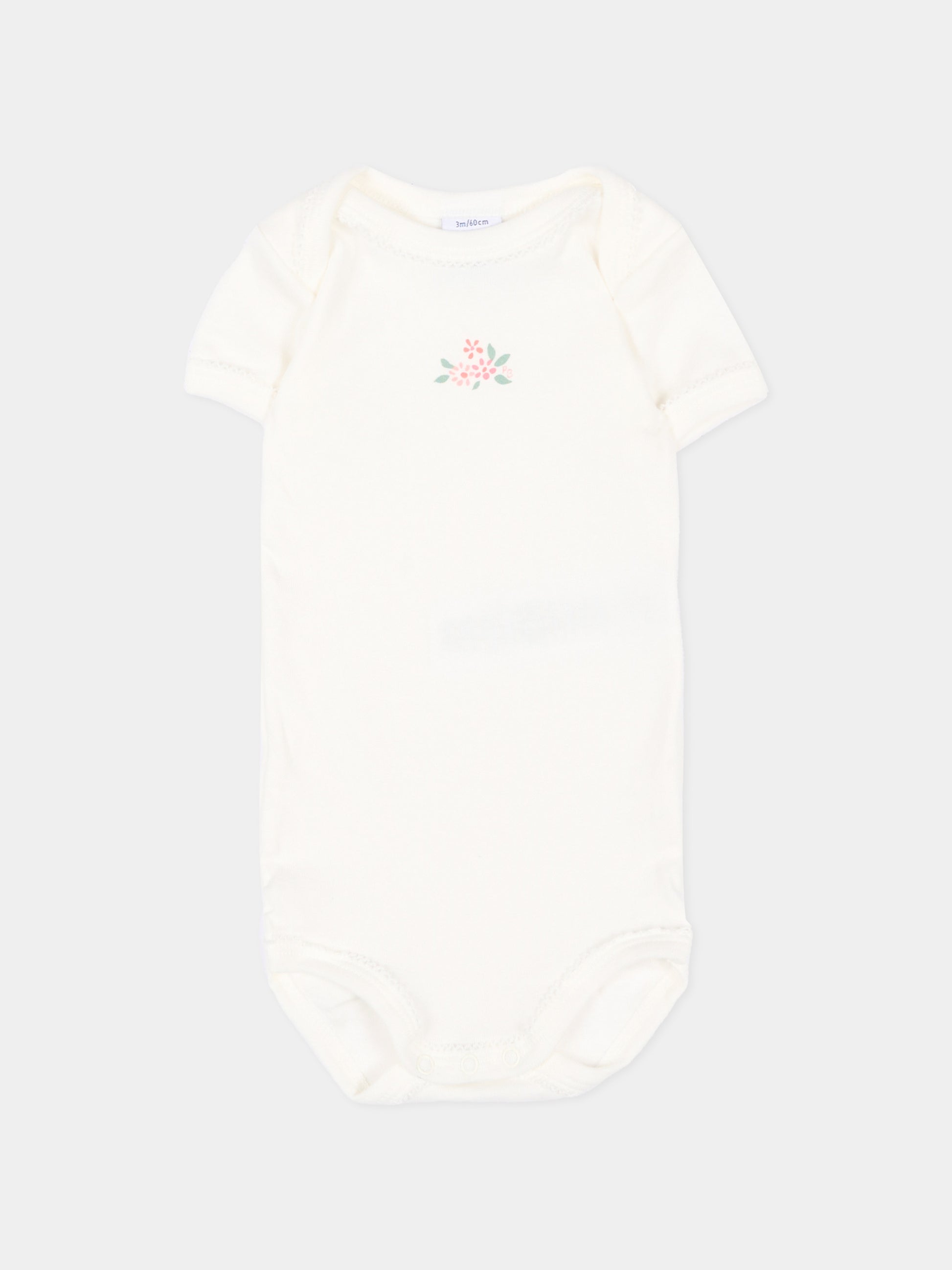 Body multicolor per neonata con stampa floreale,Petit Bateau,A0GYK 00