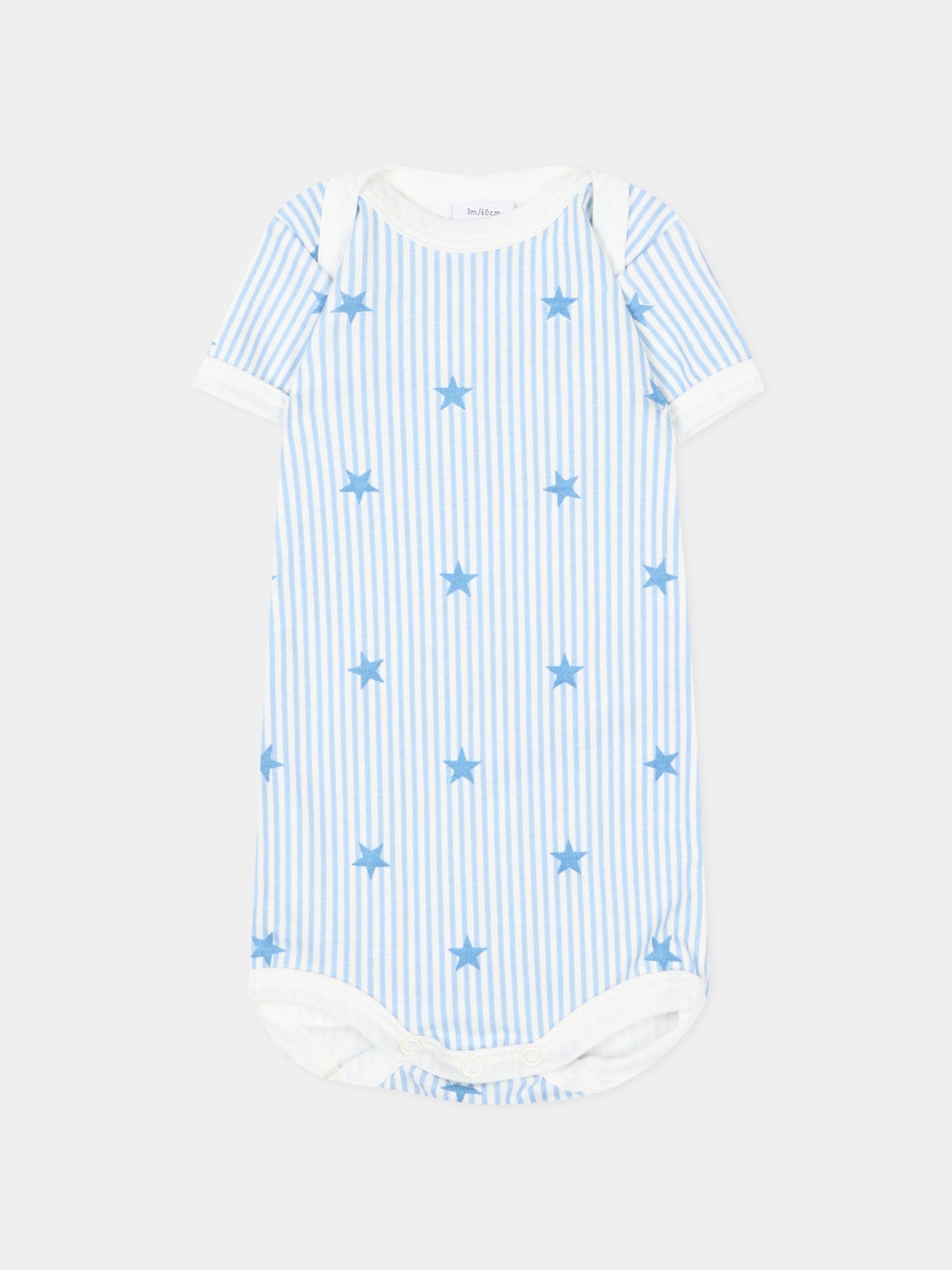 Body multicolor per neonato con stelle,Petit Bateau,A0GYB 00
