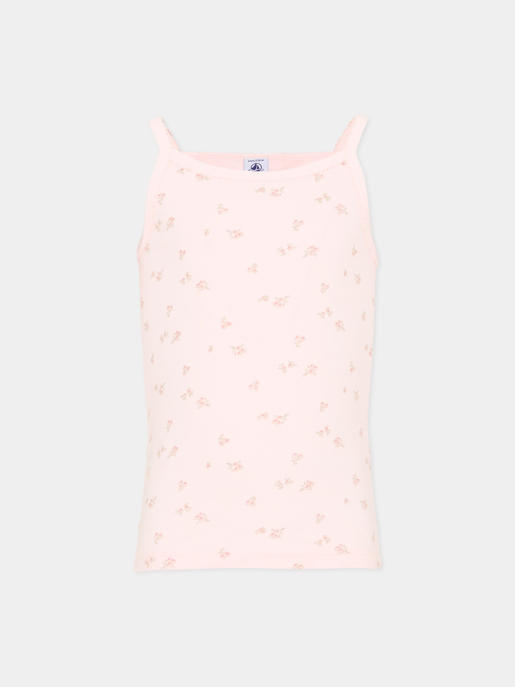 Canottiera rosa per bambina,Petit Bateau,A0GNC 00