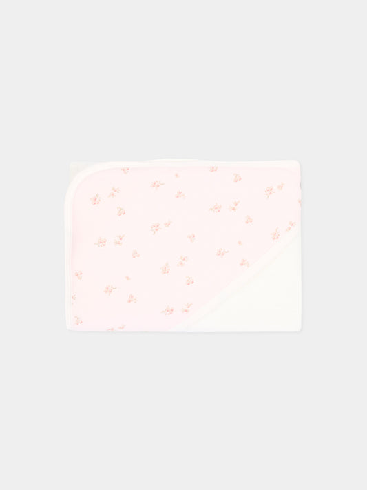 Accappatoio multicolor per neonata floreale,Petit Bateau,A0GM2 01