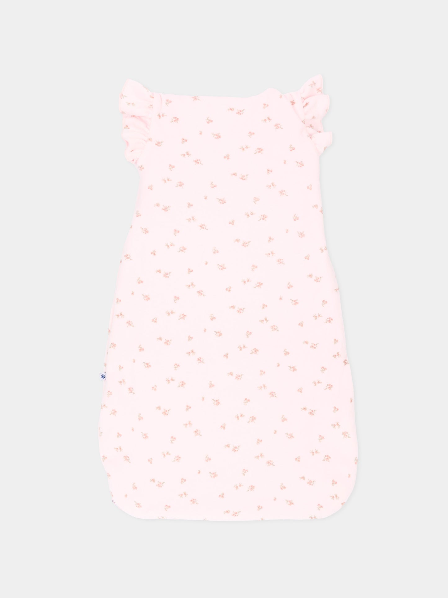 Sacco nanna rosa per neonata con fiori,Petit Bateau,A0GAI 01