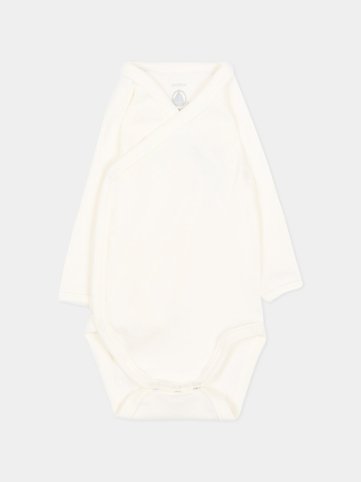 Set tutine avorio per neonata con cuori,Petit Bateau,A0FF9 00
