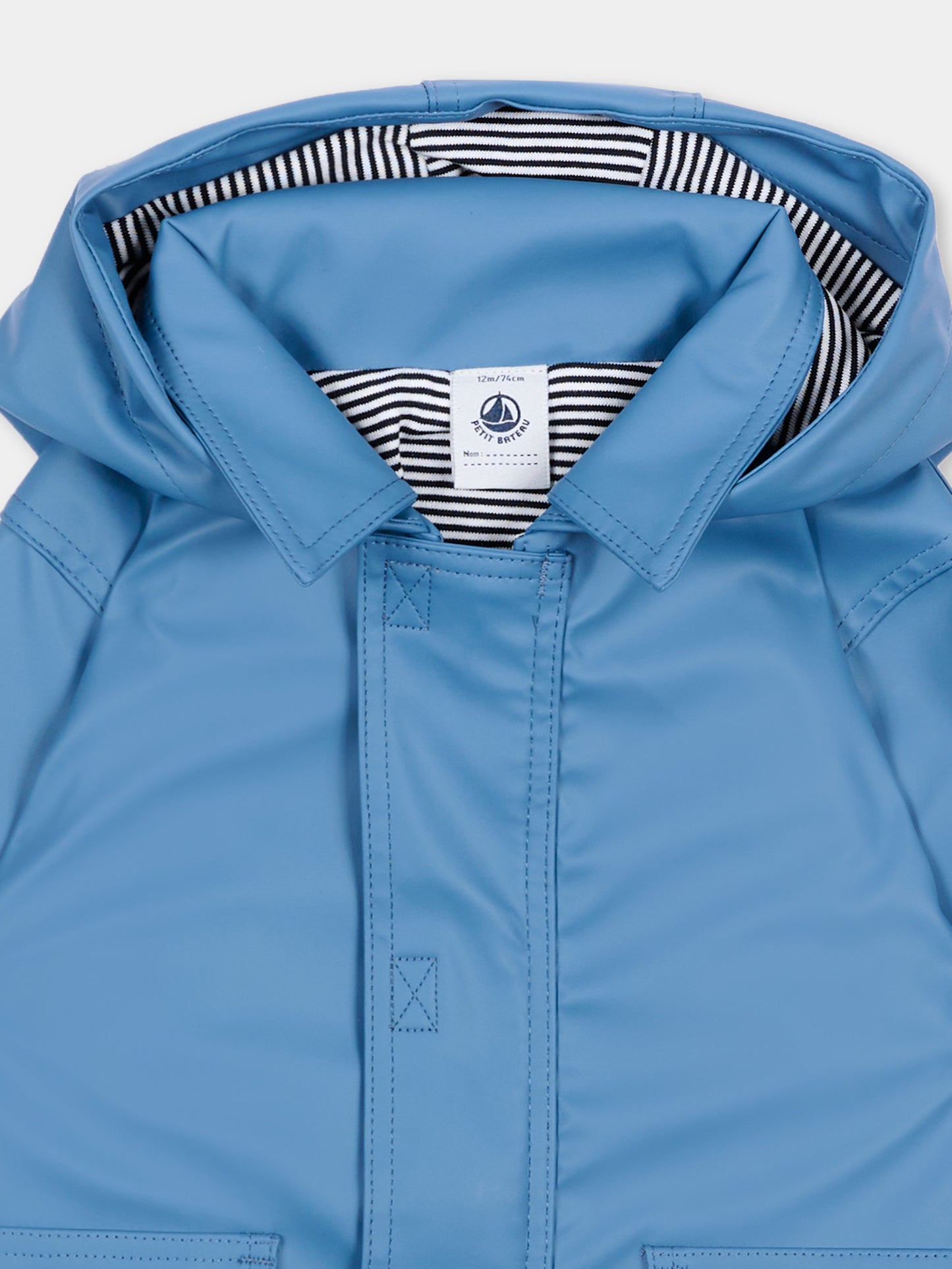 Impermeabile blu per neonata,Petit Bateau,A0GVQ 02