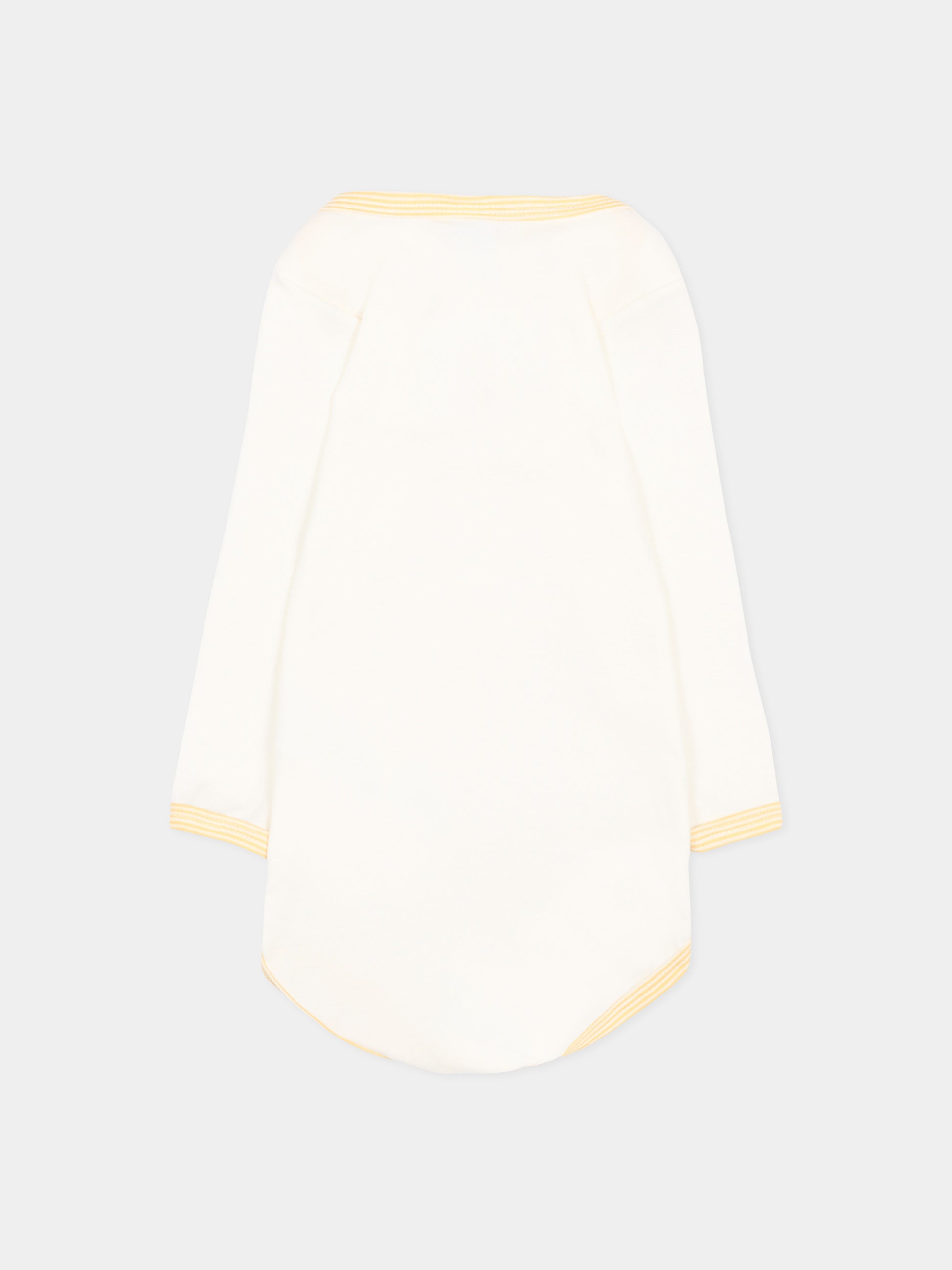 Body avorio per neonati con animali,Petit Bateau,A0GYR 00