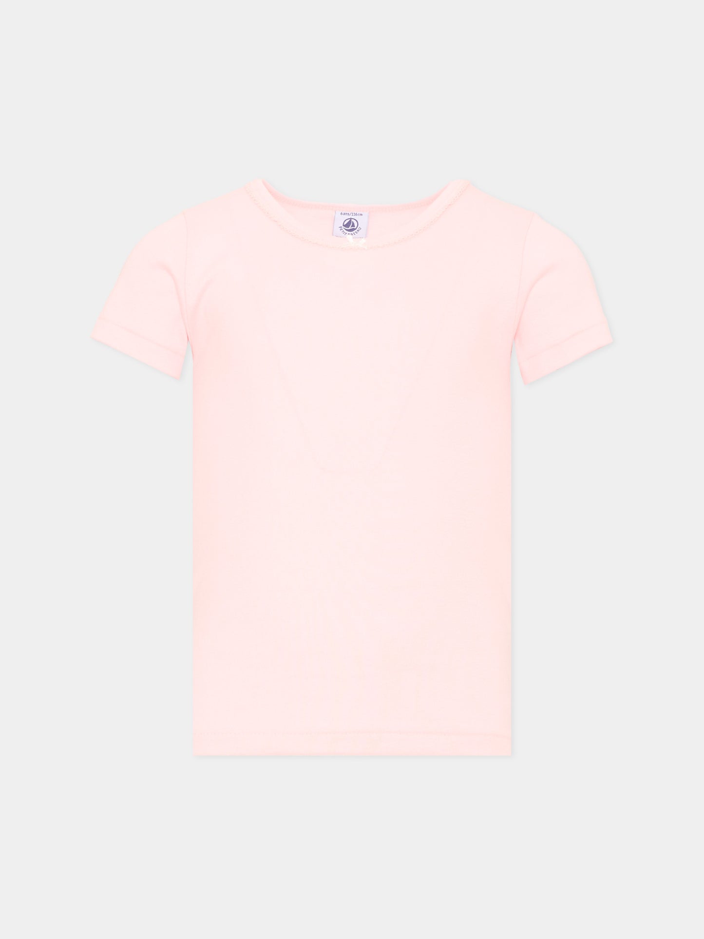 Canottiere a manica corta multicolor per bambina,Petit Bateau,A0GQF 00
