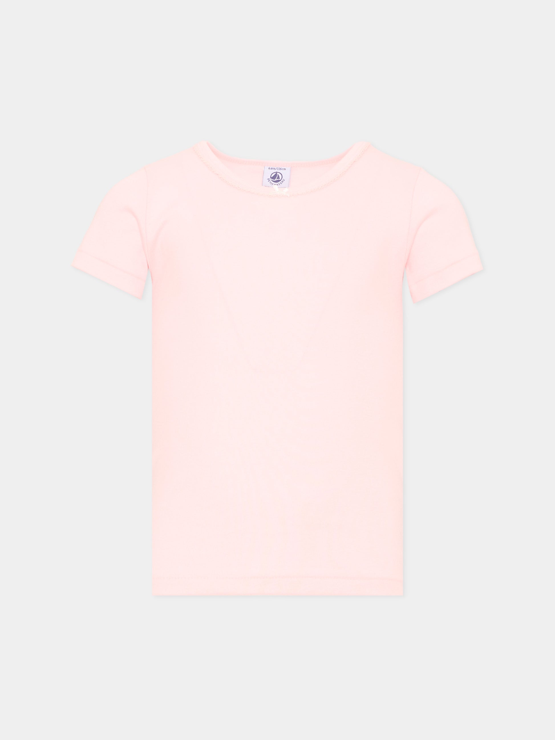 Canottiere a manica corta multicolor per bambina,Petit Bateau,A0GQF 00