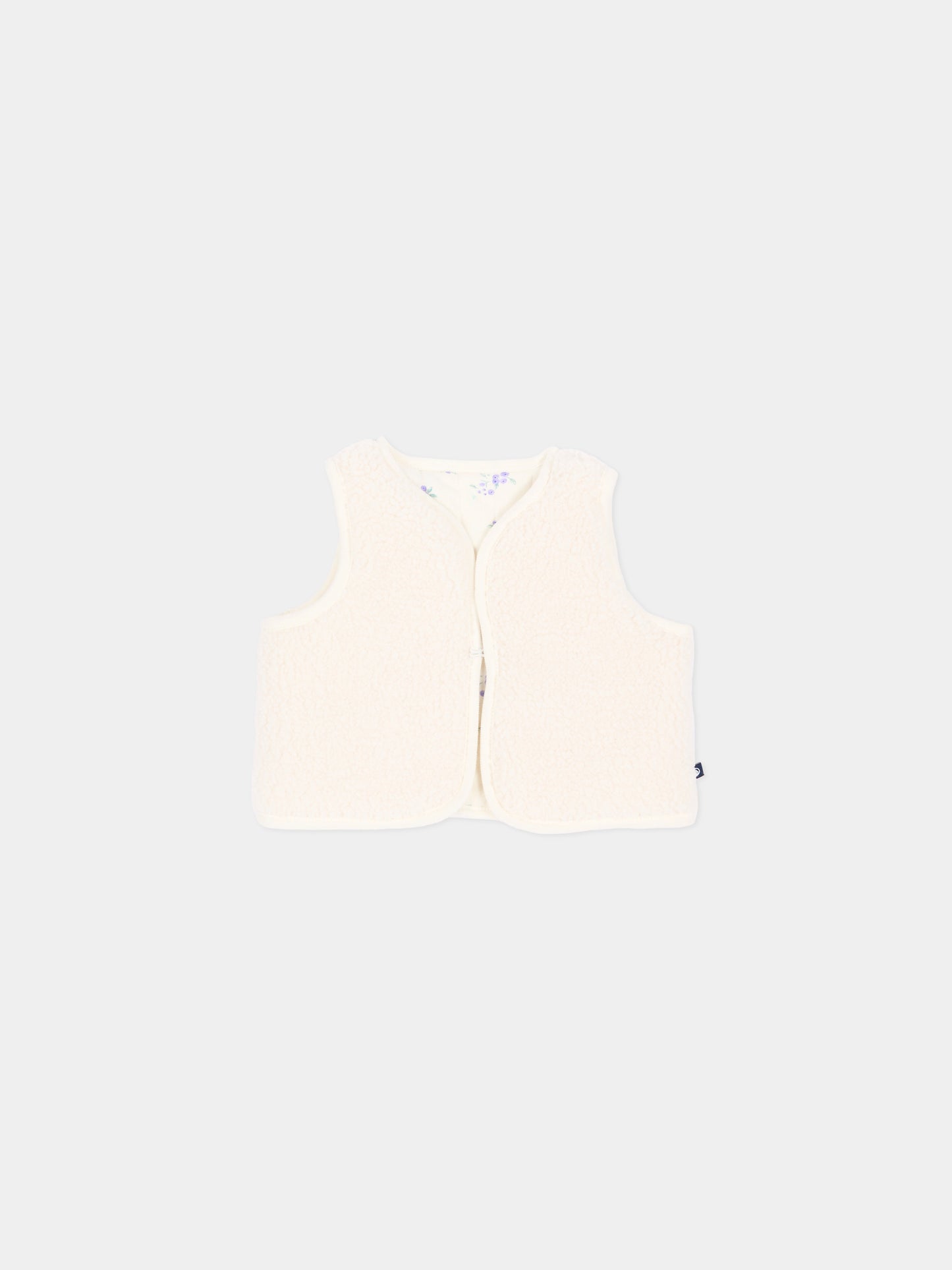 Gilet avorio per neonata,Petit Bateau,A0GIK 01
