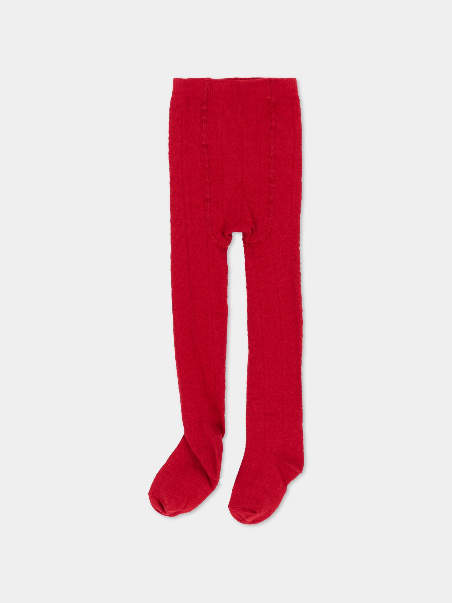 Collant rosso per neonata a trecce,Petit Bateau,A0HB9 01