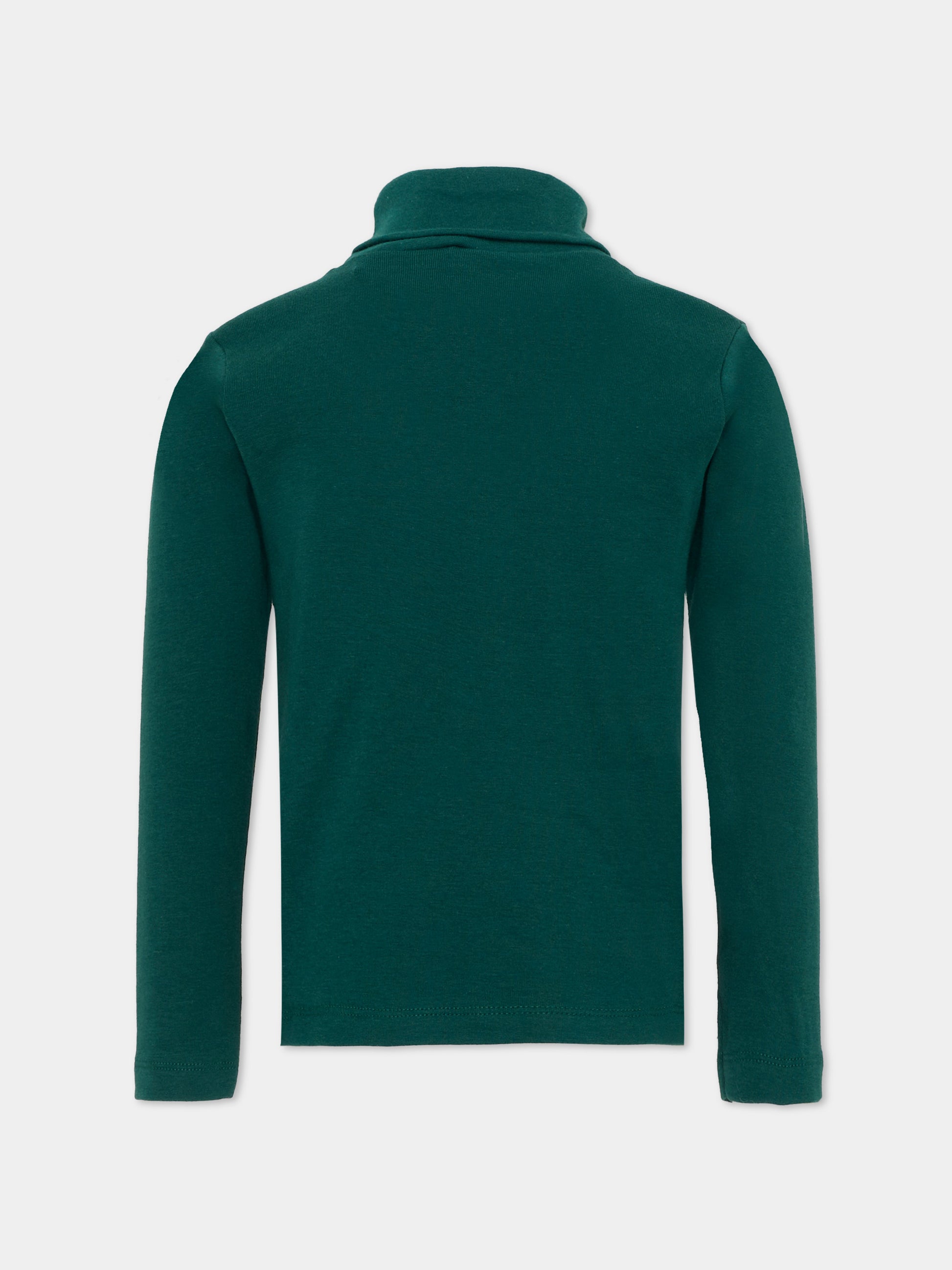 Dolcevita verde per bambini con logo,Petit Bateau,A0GVF 13