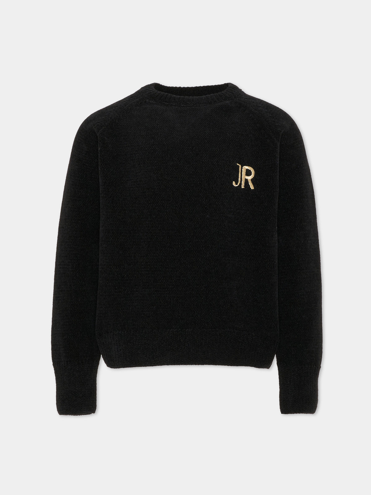 Maglione nero per bambino con logo,Richmond,RBA26046MA BLACK BLACK