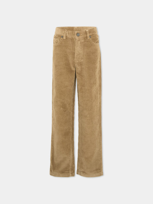 Pantalone verde khaki in velluto per bambino,North Sails,NBA26037PA KHAKI WINTER
