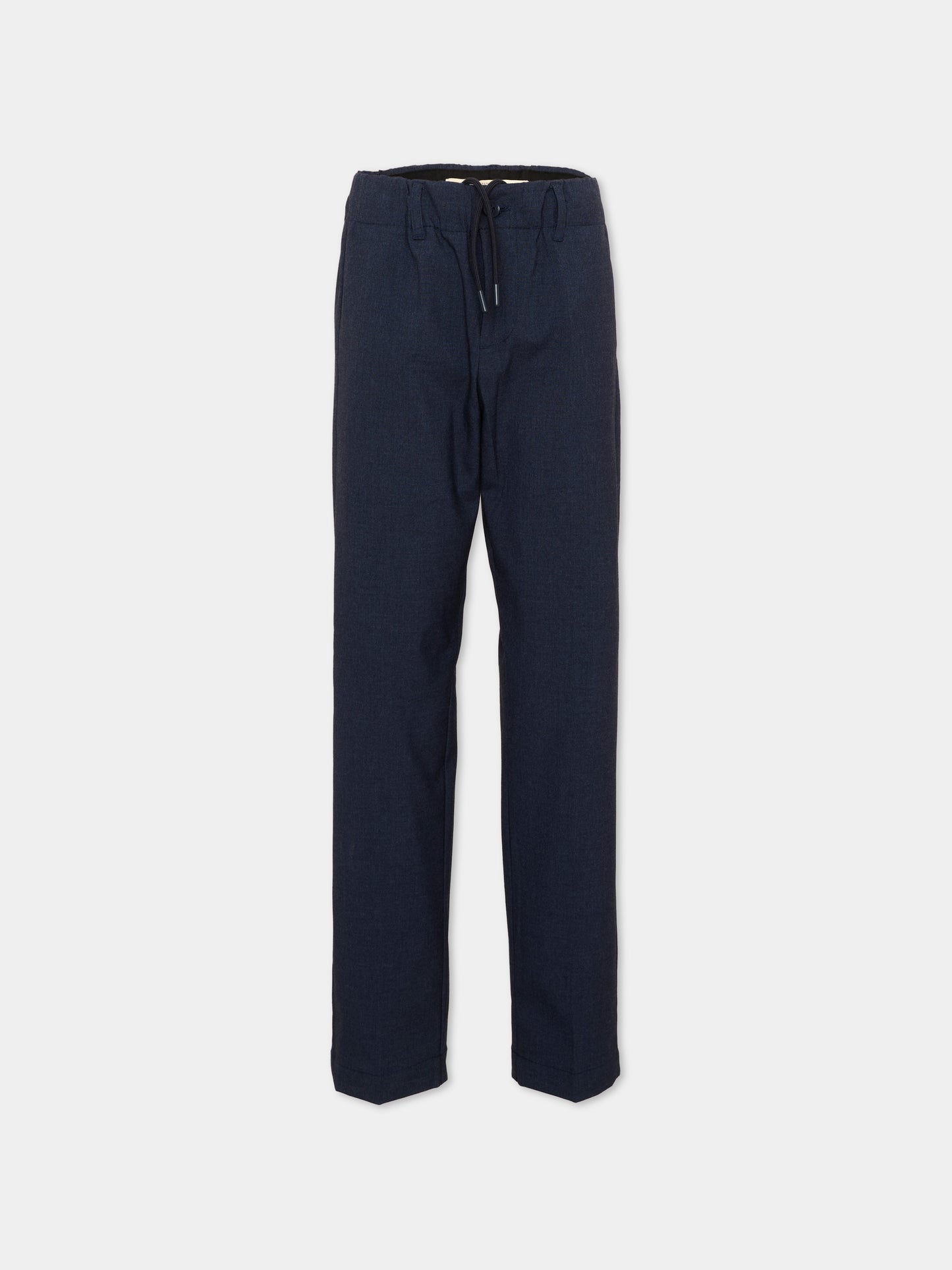 Pantalone blu per bambino con coulisse,Trussardi Junior,TBA26064PA BLUE_NAVAL BLUE NAVAL