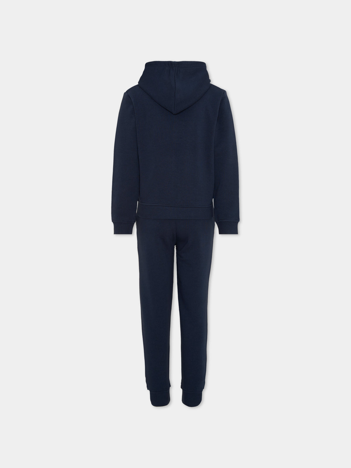 Completo sportivo lungo blu con zip per bambino,Trussardi Junior,TIA26015CF BLUE_N/B.N BLUE NAVAL