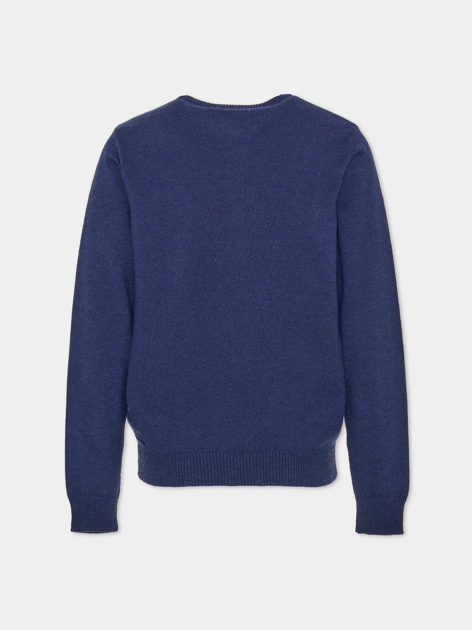 Maglione blu per bambino con logo,Trussardi Junior,TIA26171MA BLUE_NAVAL BLUE NAVAL