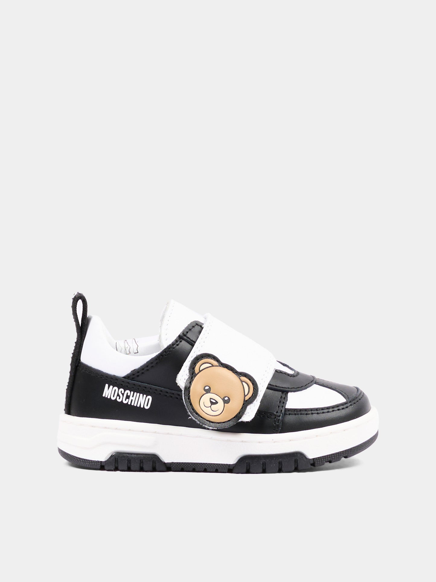 Sneakers nere per bambini con Teddy Bear,Moschino Kids,84138 VAR1