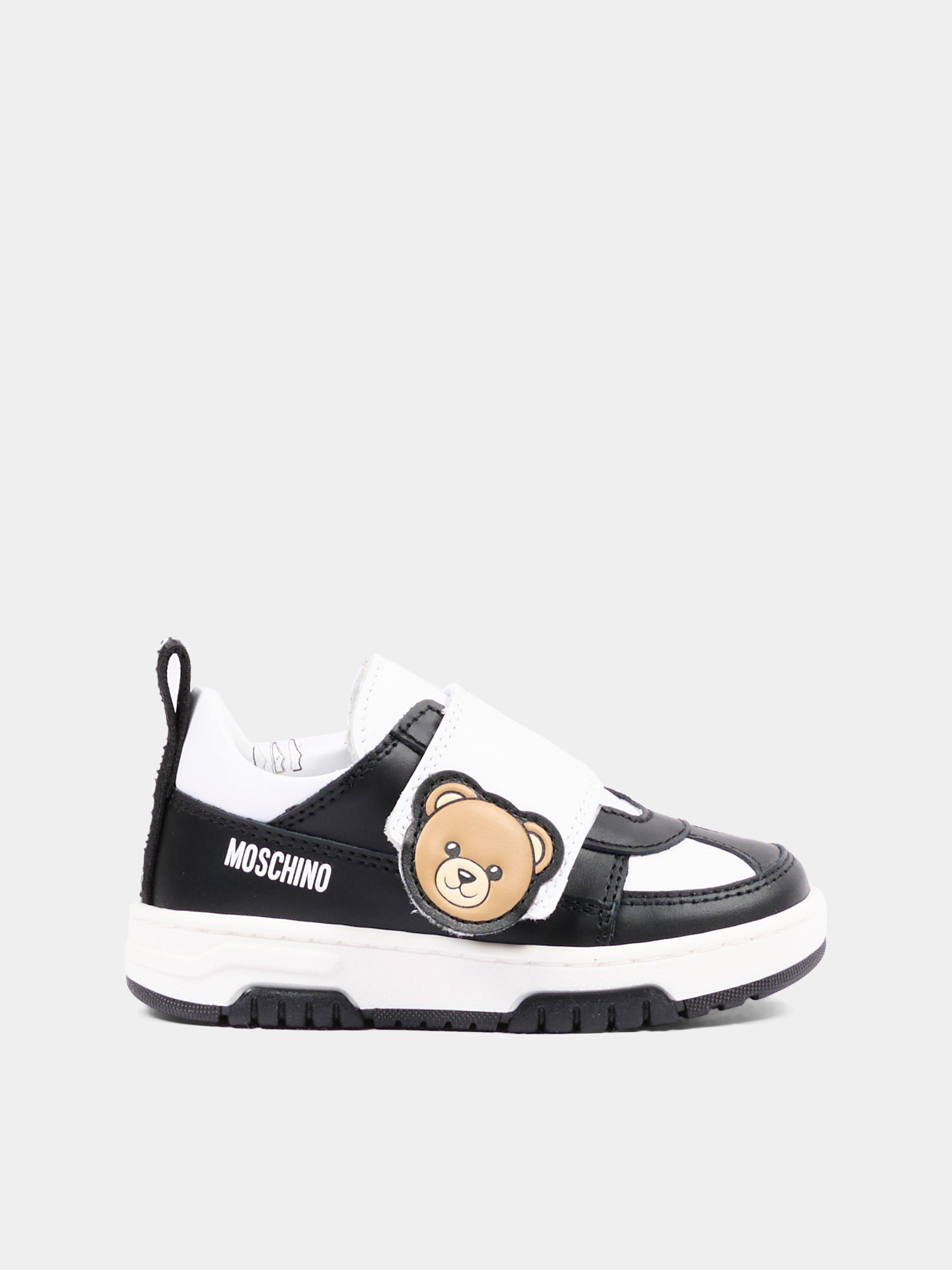 Sneakers nere per bambini con Teddy Bear,Moschino Kids,84138 VAR1