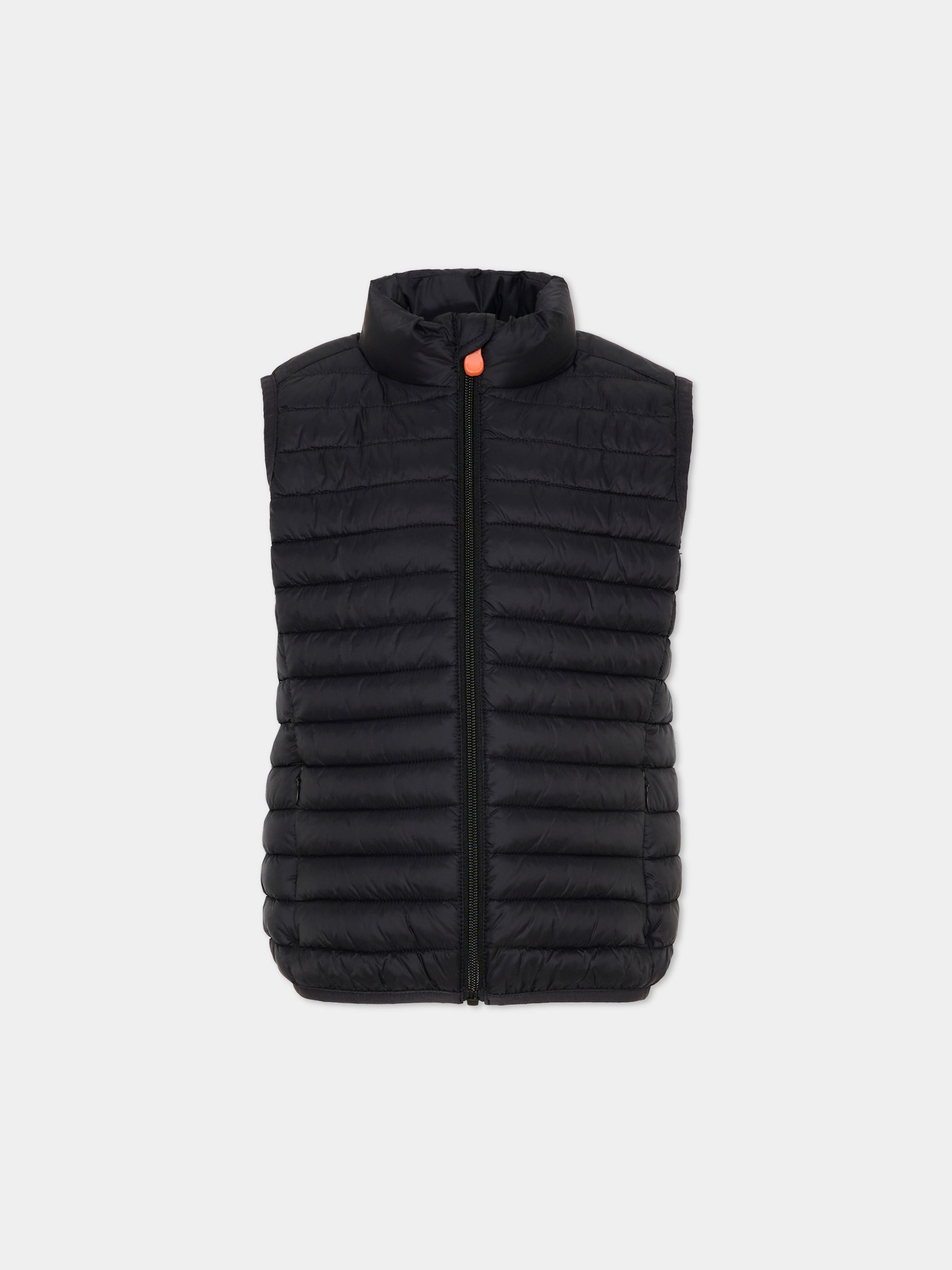 Gilet nero per bambini trapuntato,Save The Duck Kids,J82430X GIGA20 10000