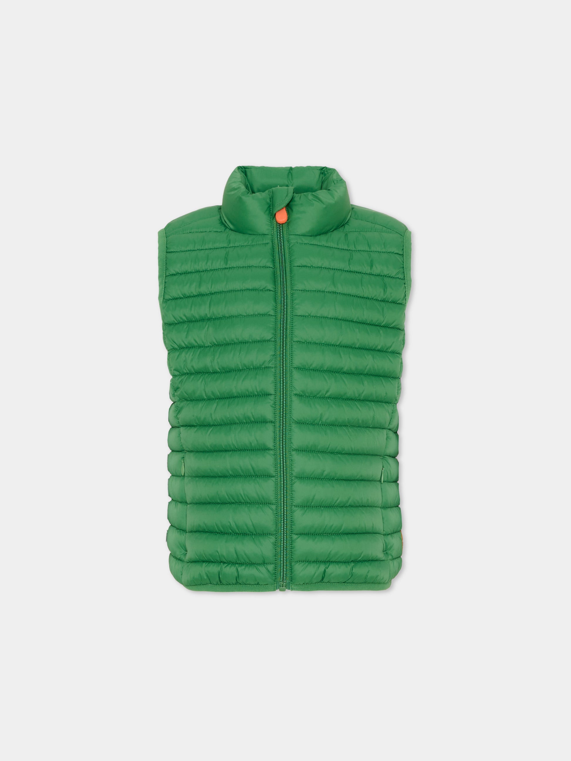 Gilet verde per bambino trapuntato,Save The Duck Kids,J82430X GIGA20 50043
