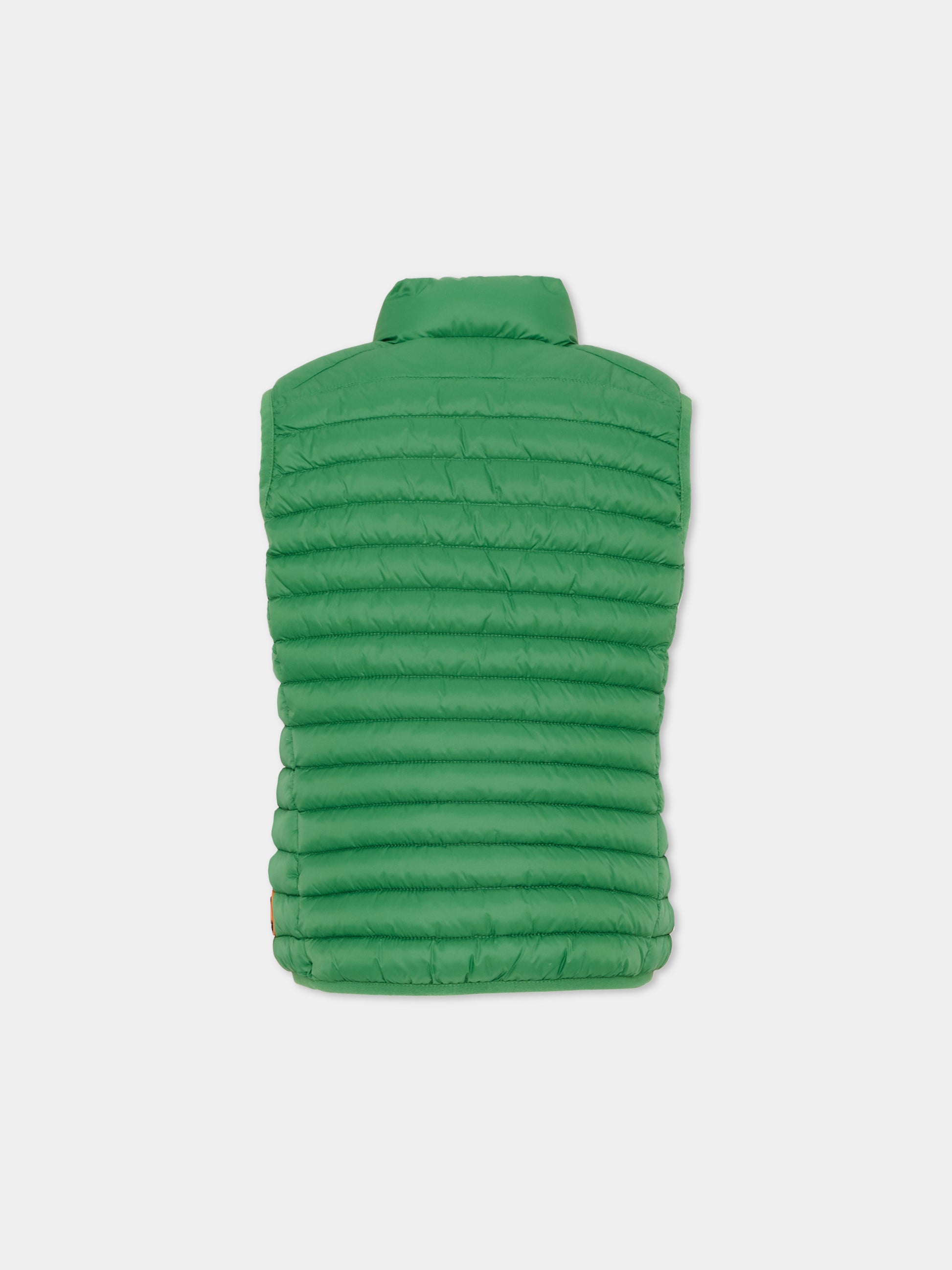 Gilet verde per bambino trapuntato,Save The Duck Kids,J82430X GIGA20 50043