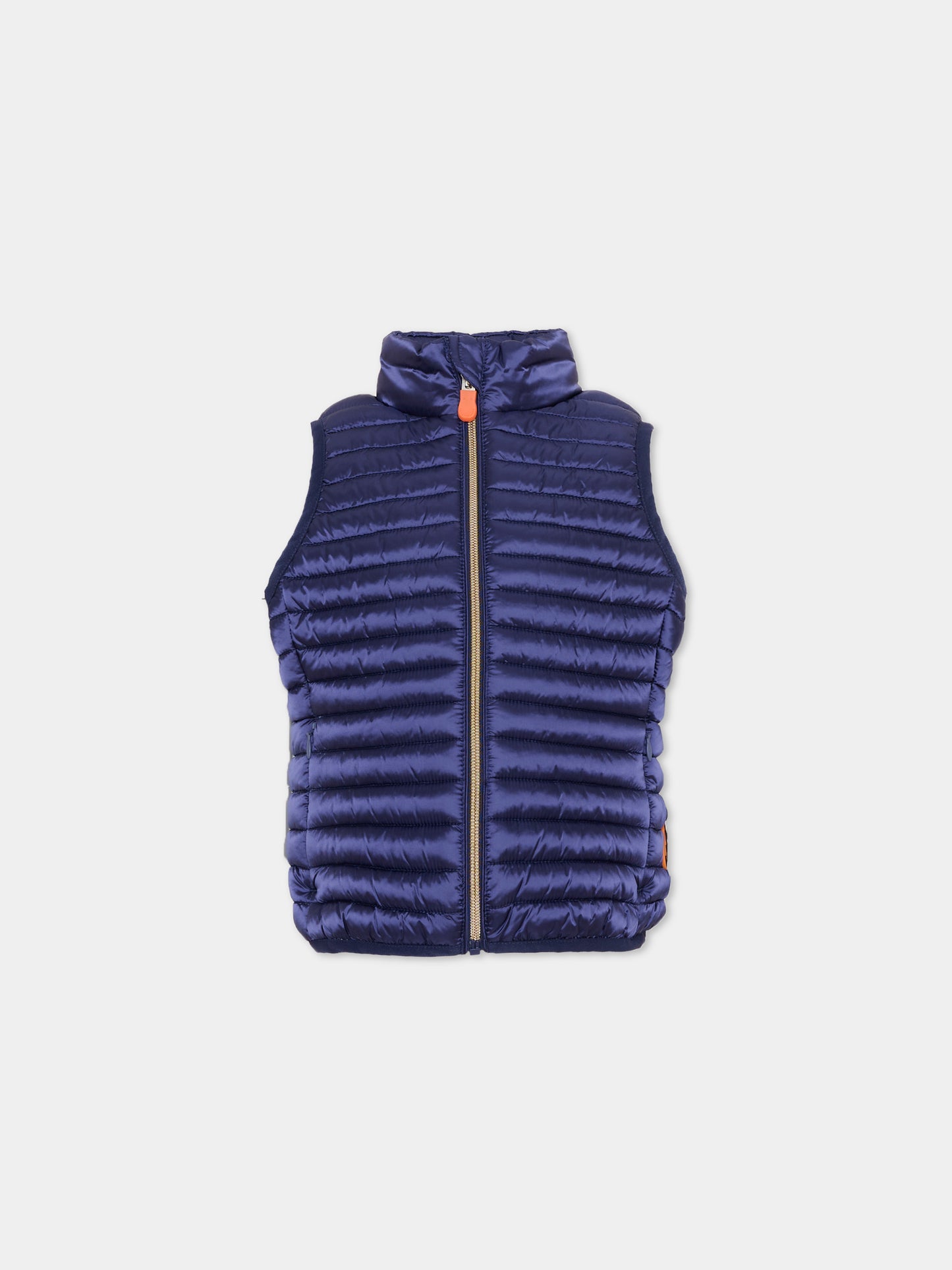 Gilet blu per bambino trapuntato,Save The Duck Kids,J85310G IRIS20 90000
