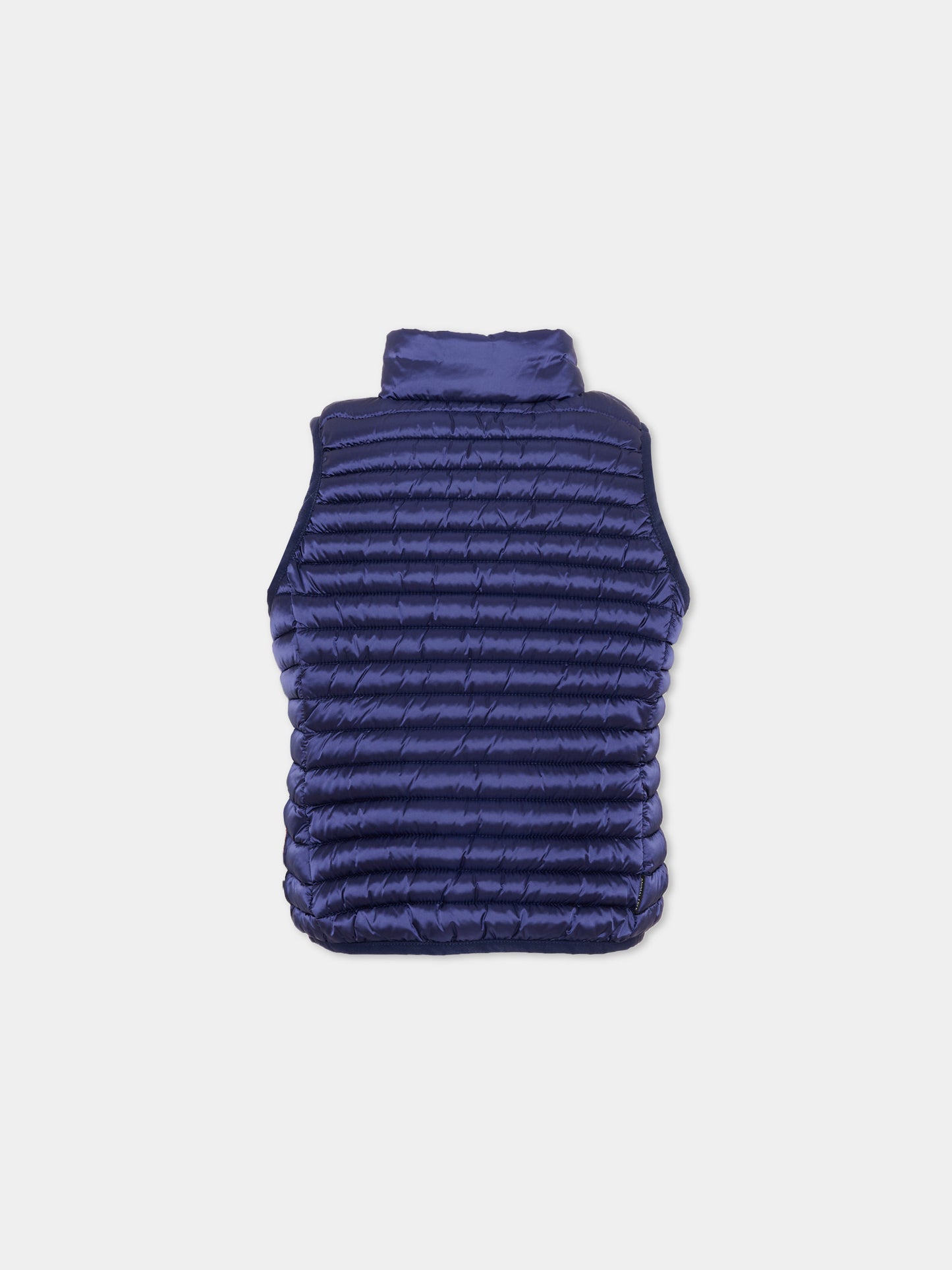 Gilet blu per bambino trapuntato,Save The Duck Kids,J85310G IRIS20 90000