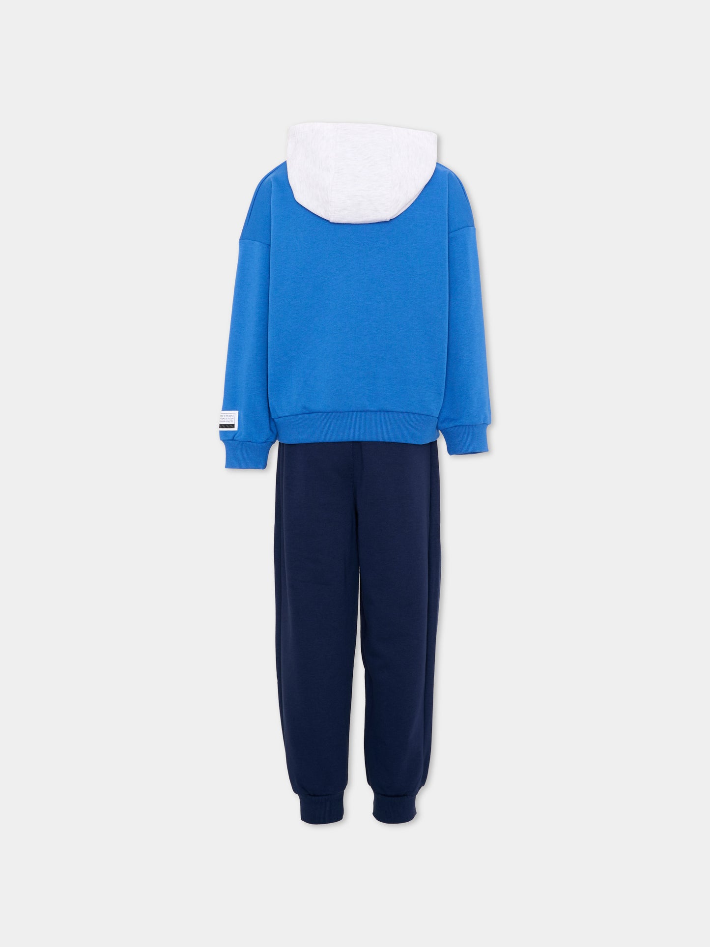 Completo sportivo blu per bambino con logo,Nike,86P214 U90